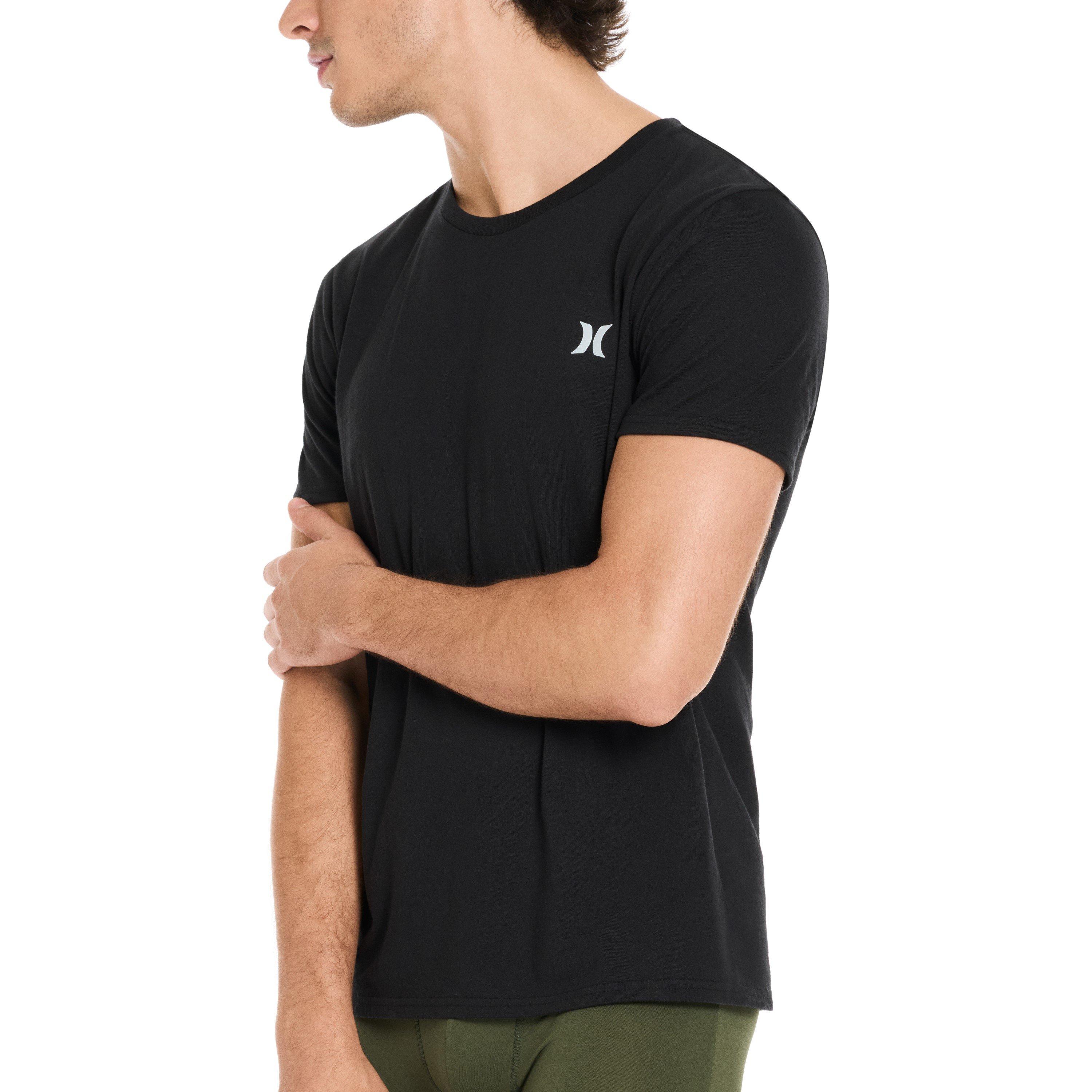 Schwarz Grau - Hurley - 2Pk Crew T-Shirts - 3