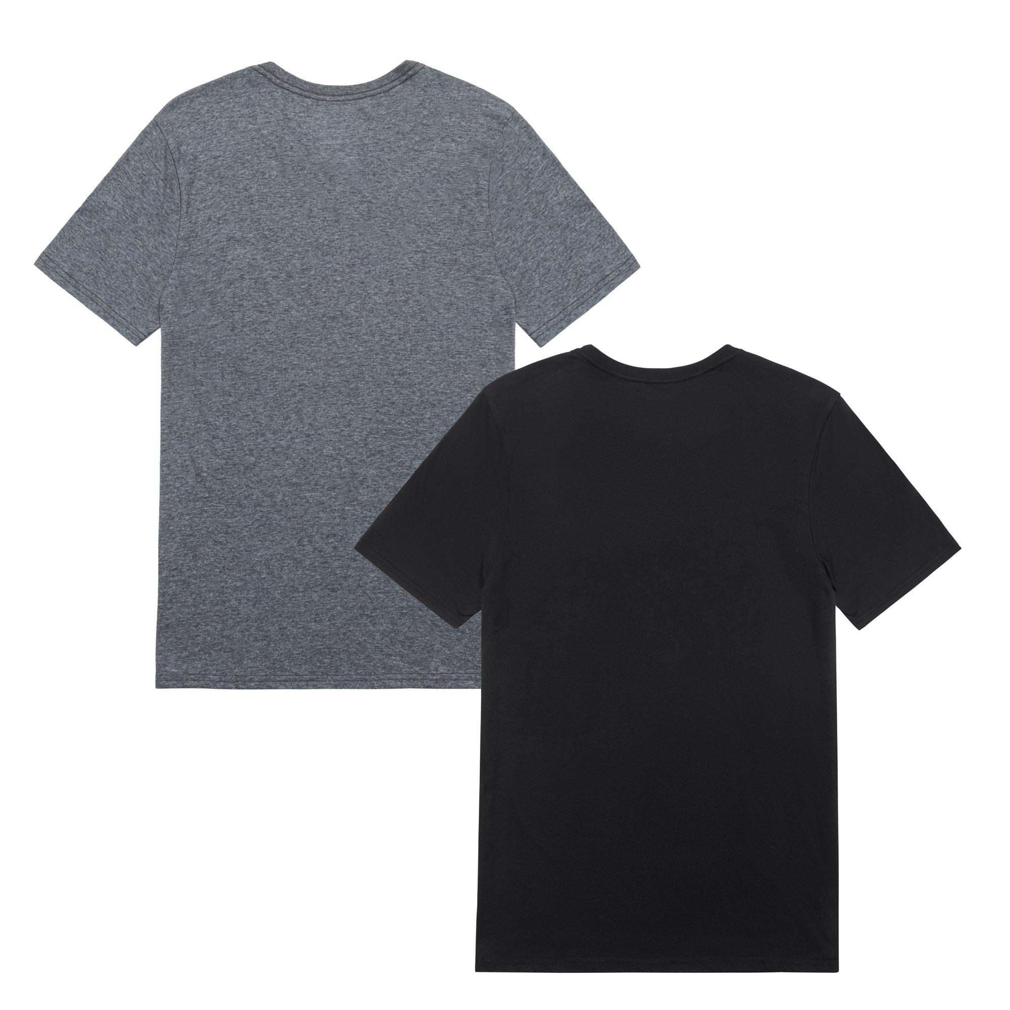 Schwarz Grau - Hurley - 2Pk Crew T-Shirts - 7