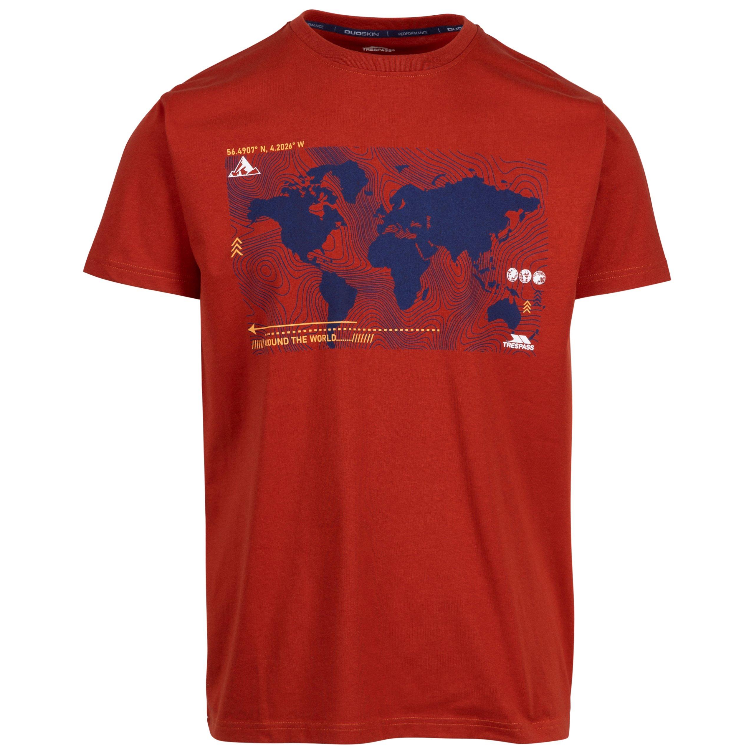 Trespass Men's Chera T-Shirt - Salsa - Small