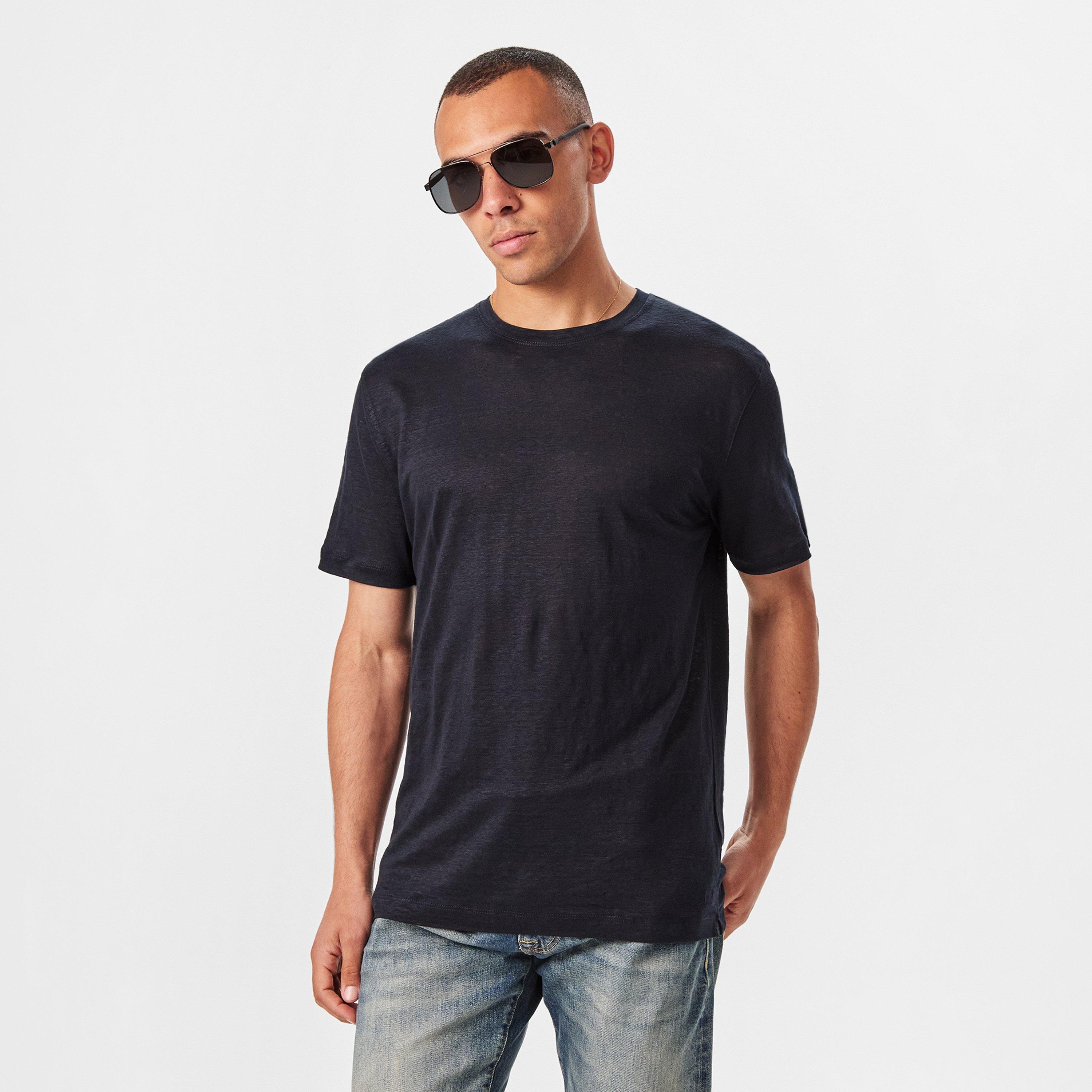 Dark Blue 408 - Boss - Men's Double Breasted Taut 73 T-Shirt, Soft Breathable Fabric - 3