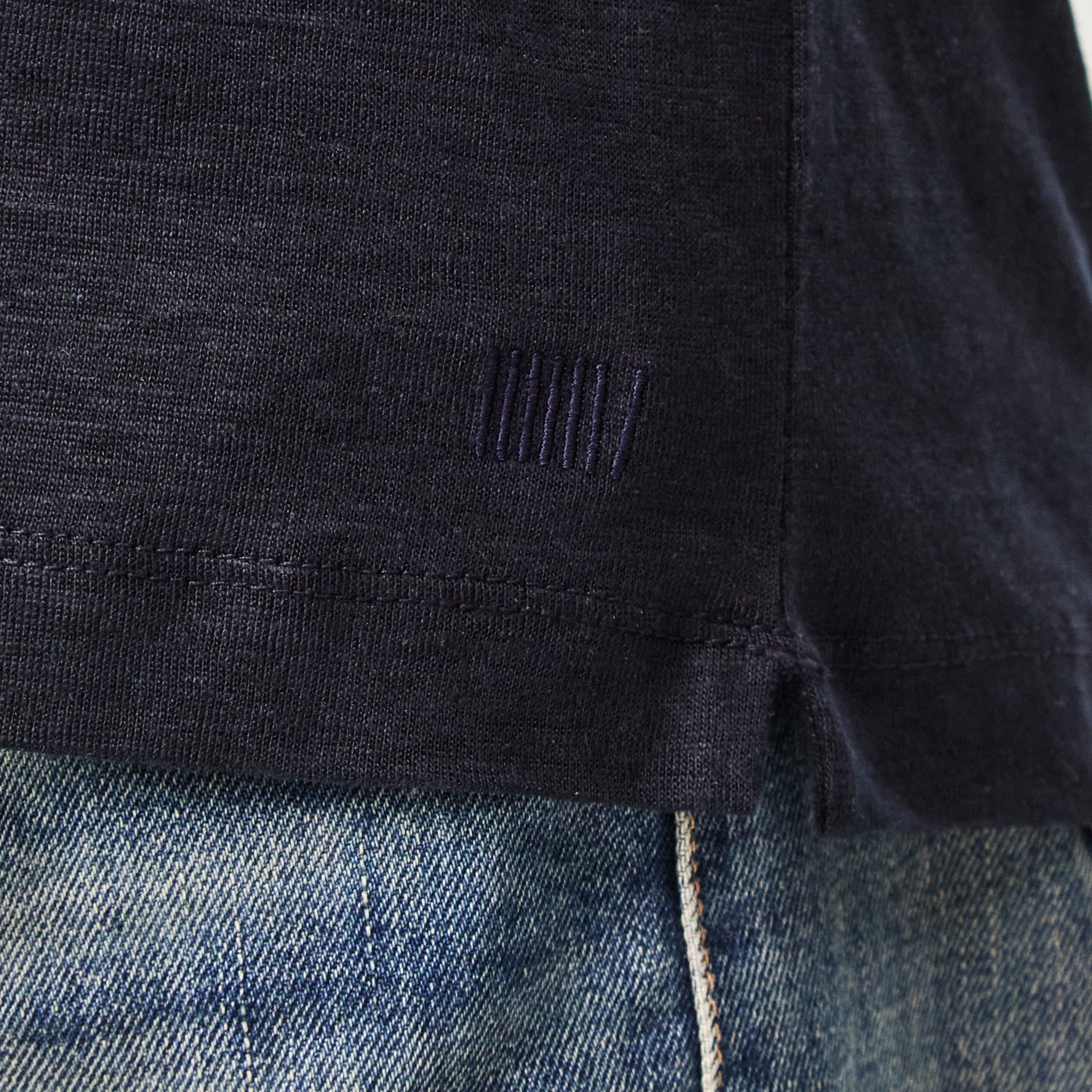 Dark Blue 408 - Boss - Men's Double Breasted Taut 73 T-Shirt, Soft Breathable Fabric - 5