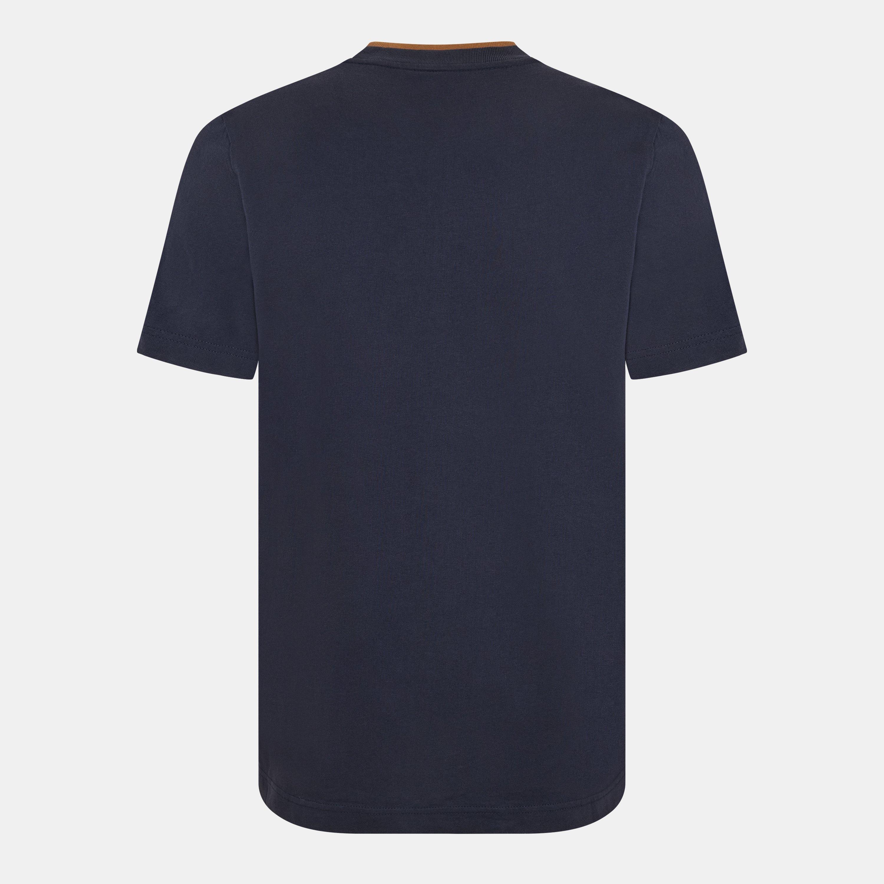 Navy 742 - Moncler - Men's CC T-Shirt - 2