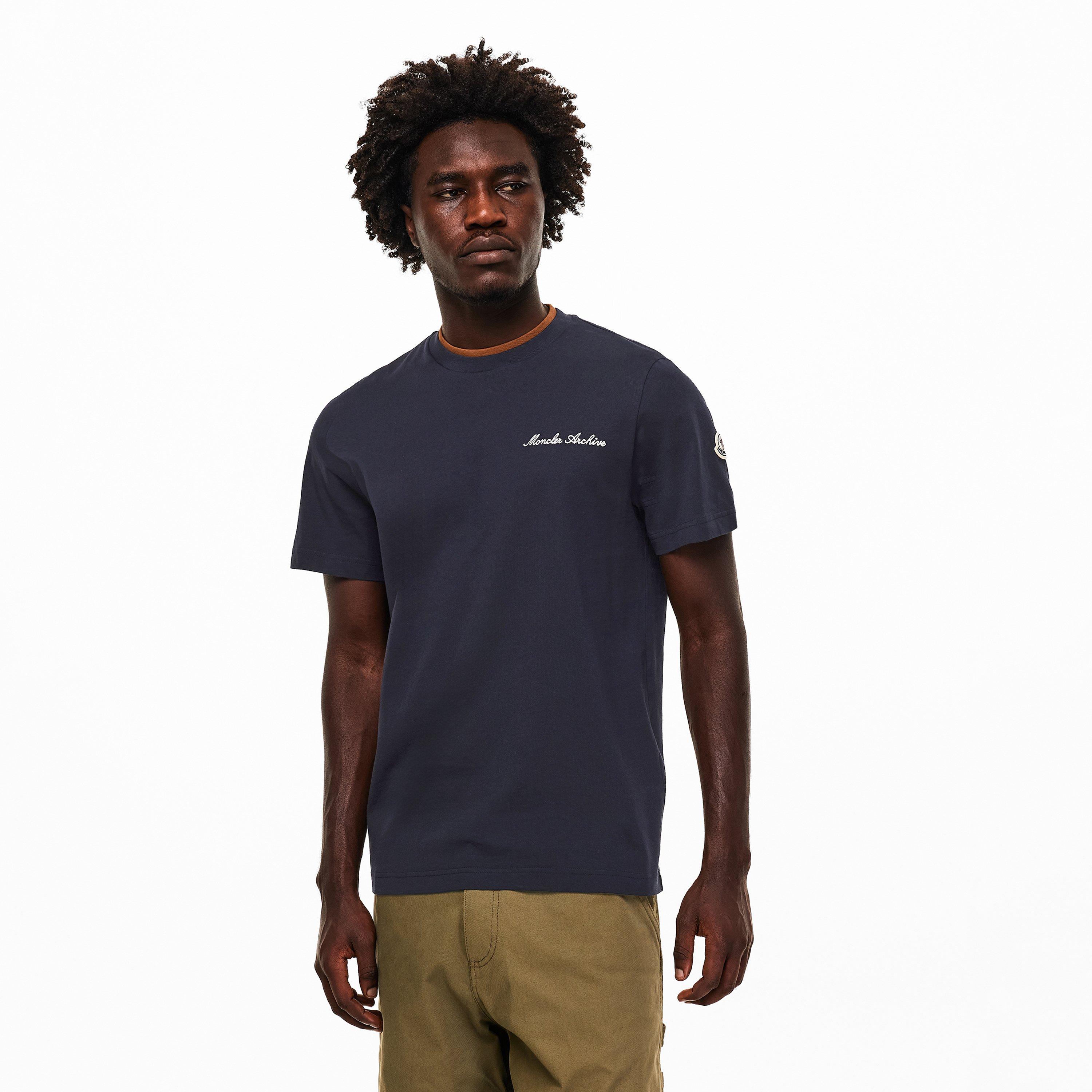 Navy 742 - Moncler - Men's CC T-Shirt - 3