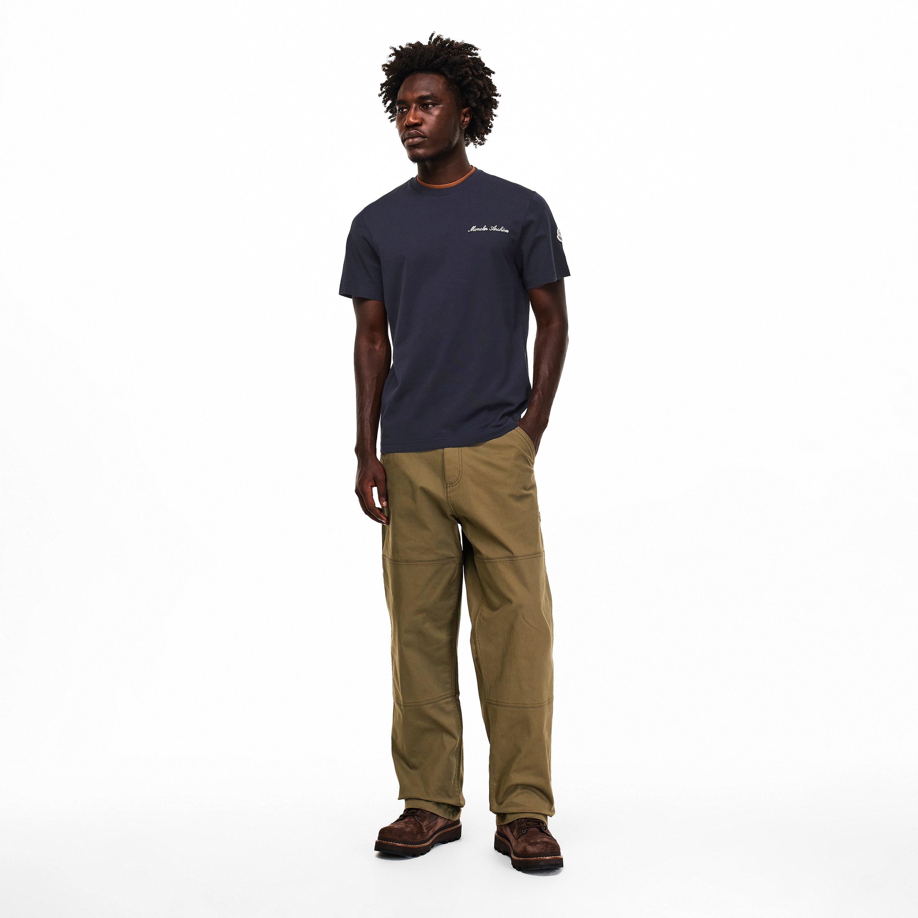 Navy 742 - Moncler - Men's CC T-Shirt - 5