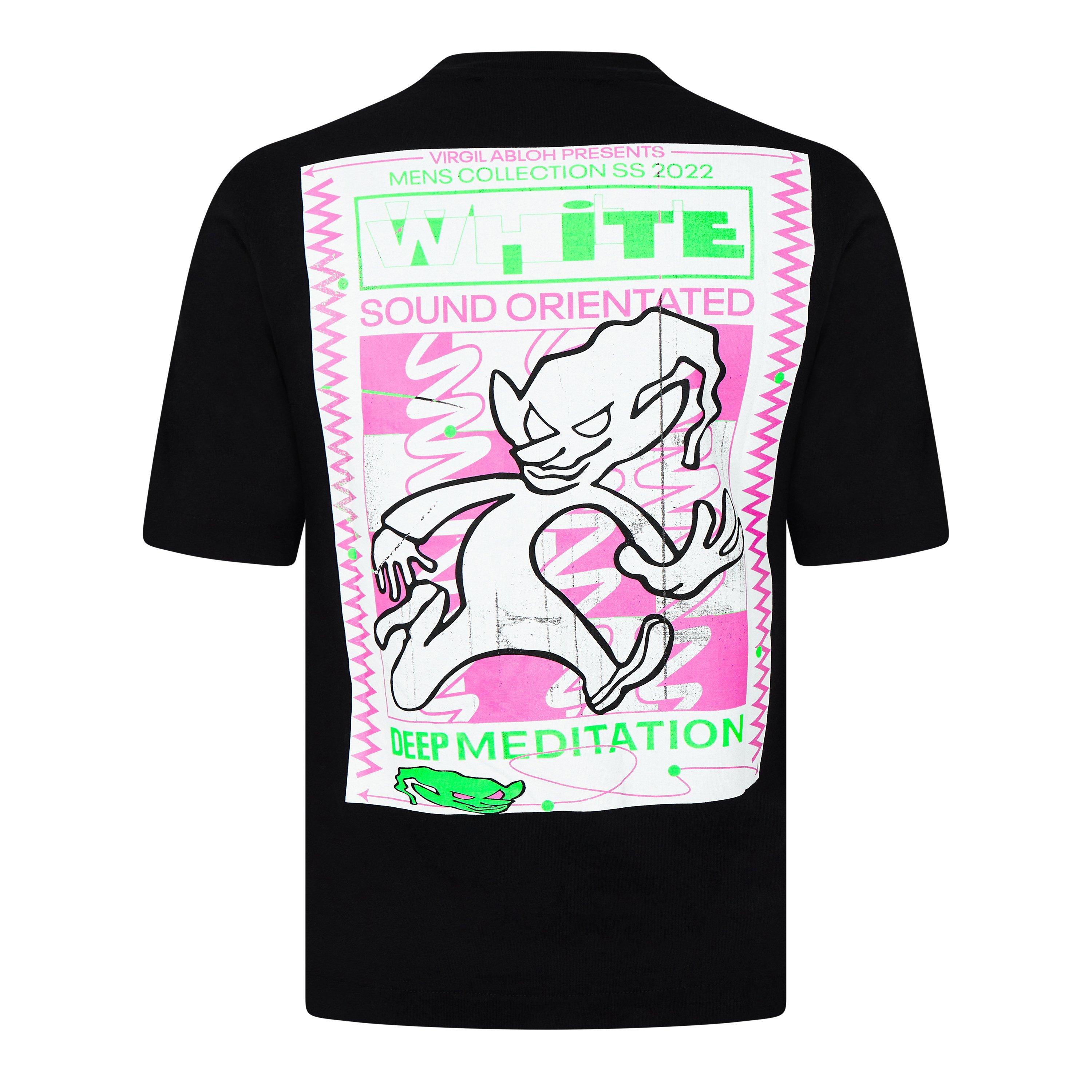 Black/Green Flu - Off White - Men's Skate Short-Sleeve T-Shirt - 2