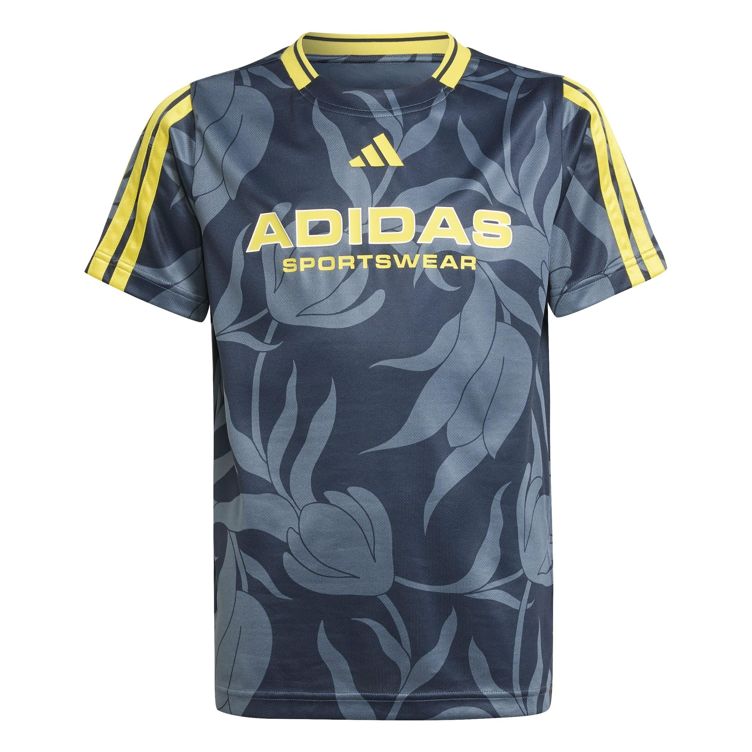 Blue/Yellow/Wht - adidas - Kids' Hot All Over Print Regular Fit T-Shirt - 1