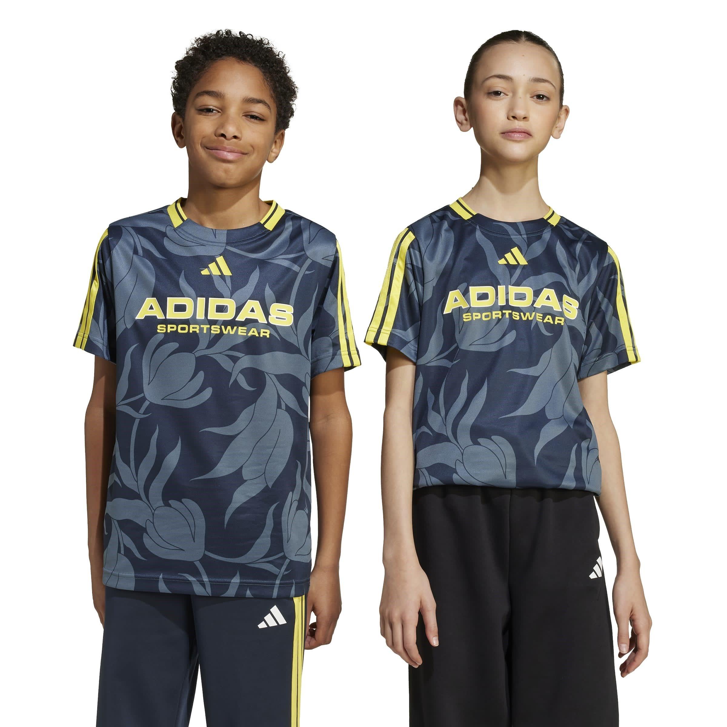 Blue/Yellow/Wht - adidas - Hot All Over Print Regular Fit T-Shirt - 2