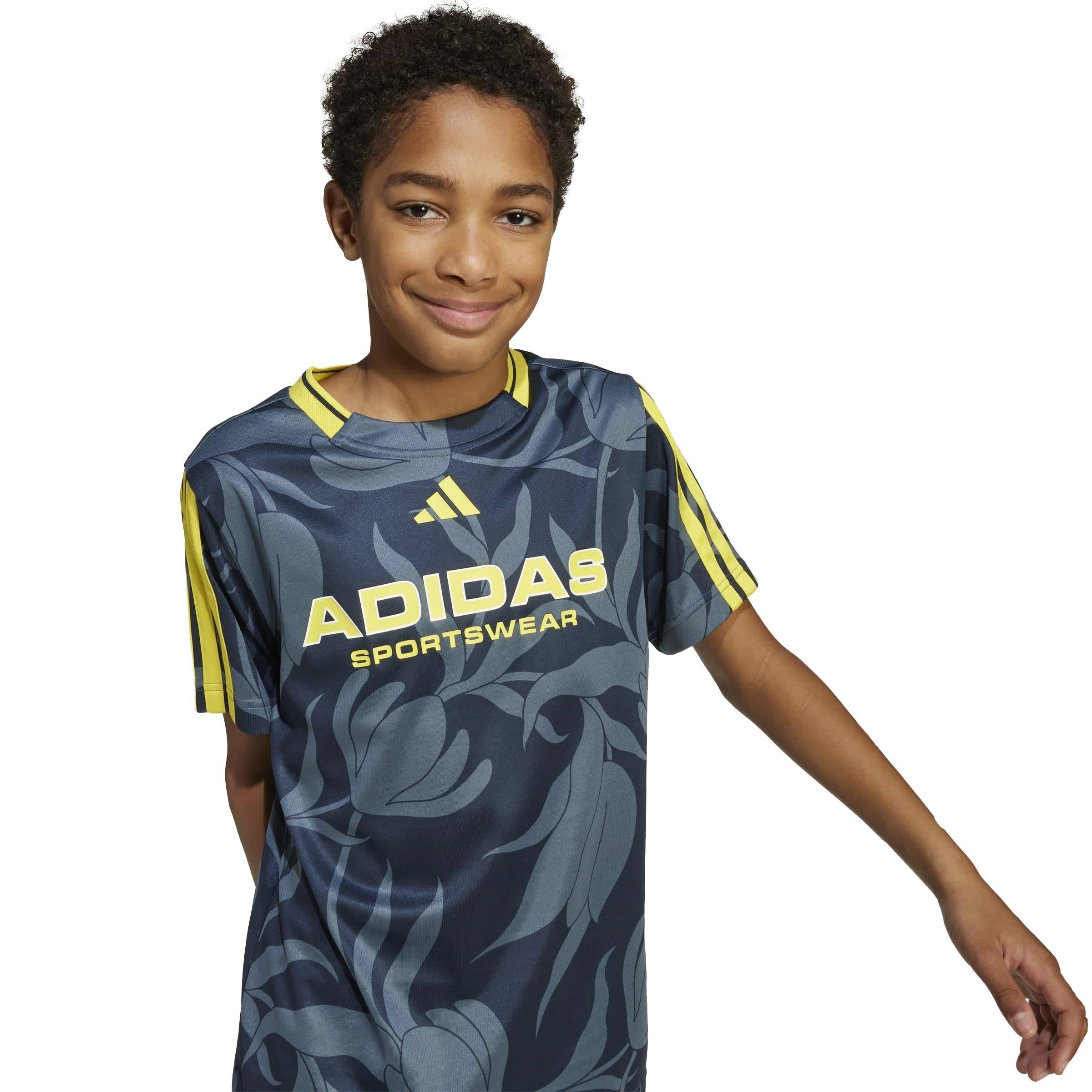 Blue/Yellow/Wht - adidas - Hot All Over Print Regular Fit T-Shirt - 6