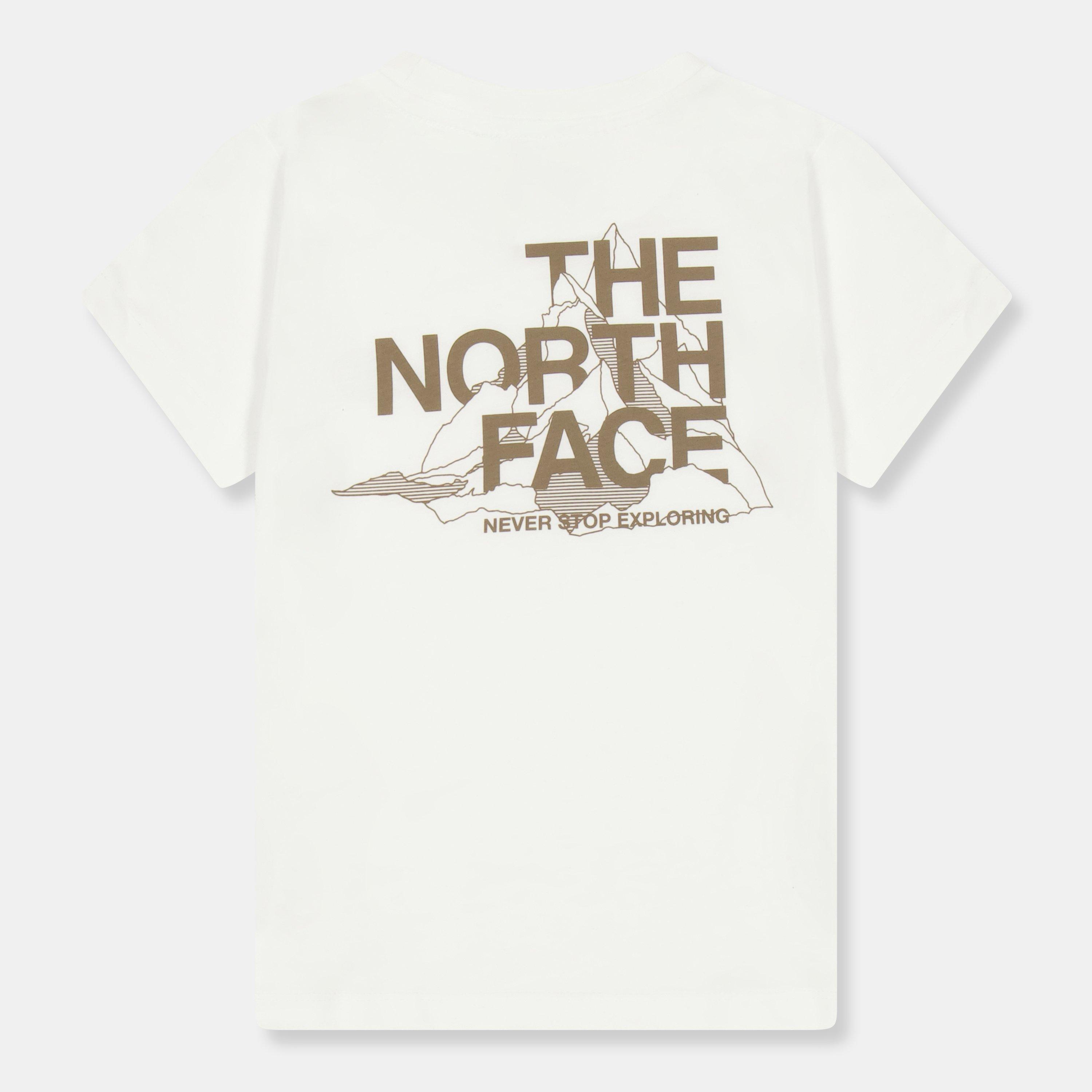 TNF White FN4 - The North Face - Unisex Kids Regular Fit Mountain T-Shirt - 2