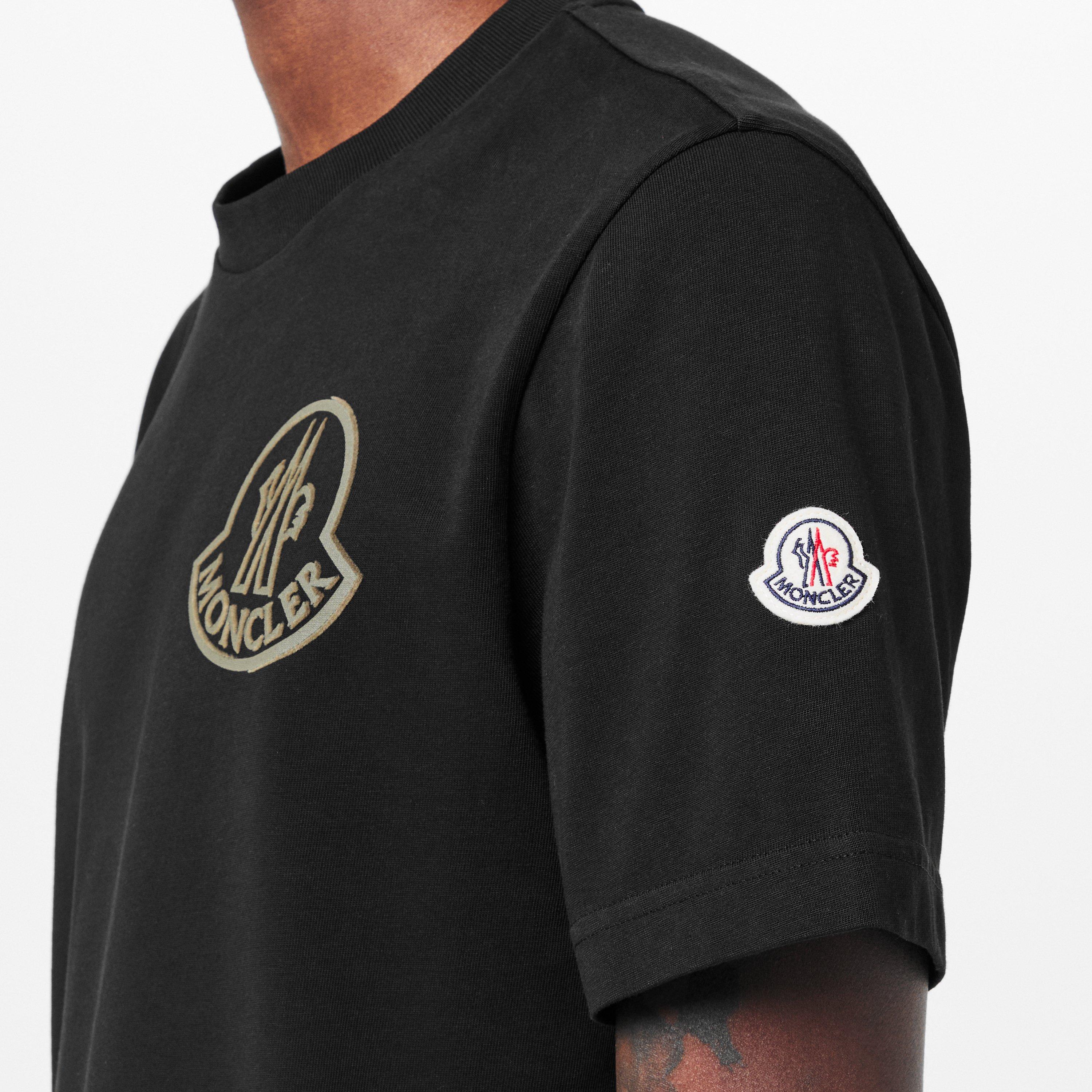 Black 999 - Moncler - Men's Regular Fit T-Shirt - 5