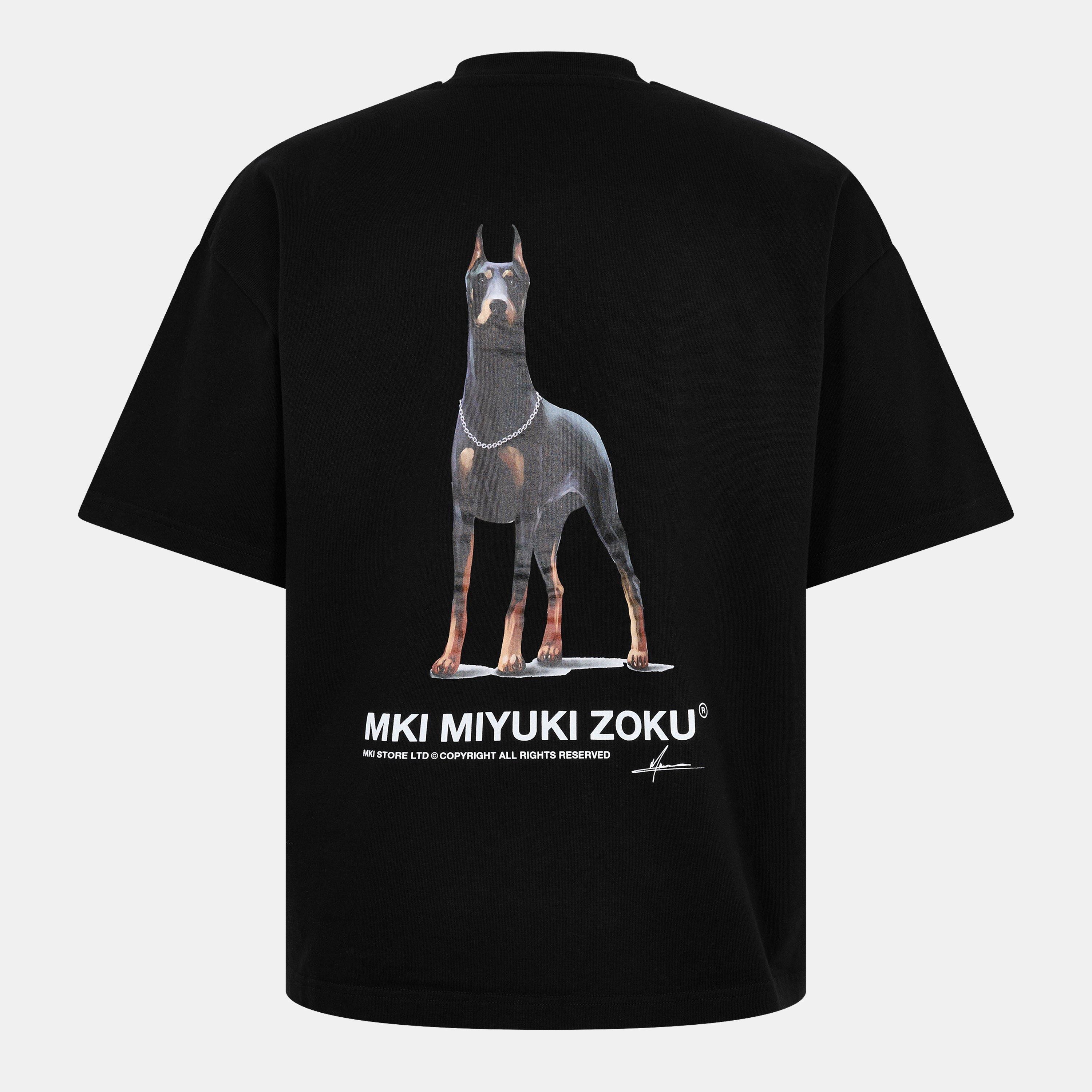 Black - MKI MIYUKI ZOKU - Men's Rubi Dobie Oversized Fit Oversized T-Shirt - 2