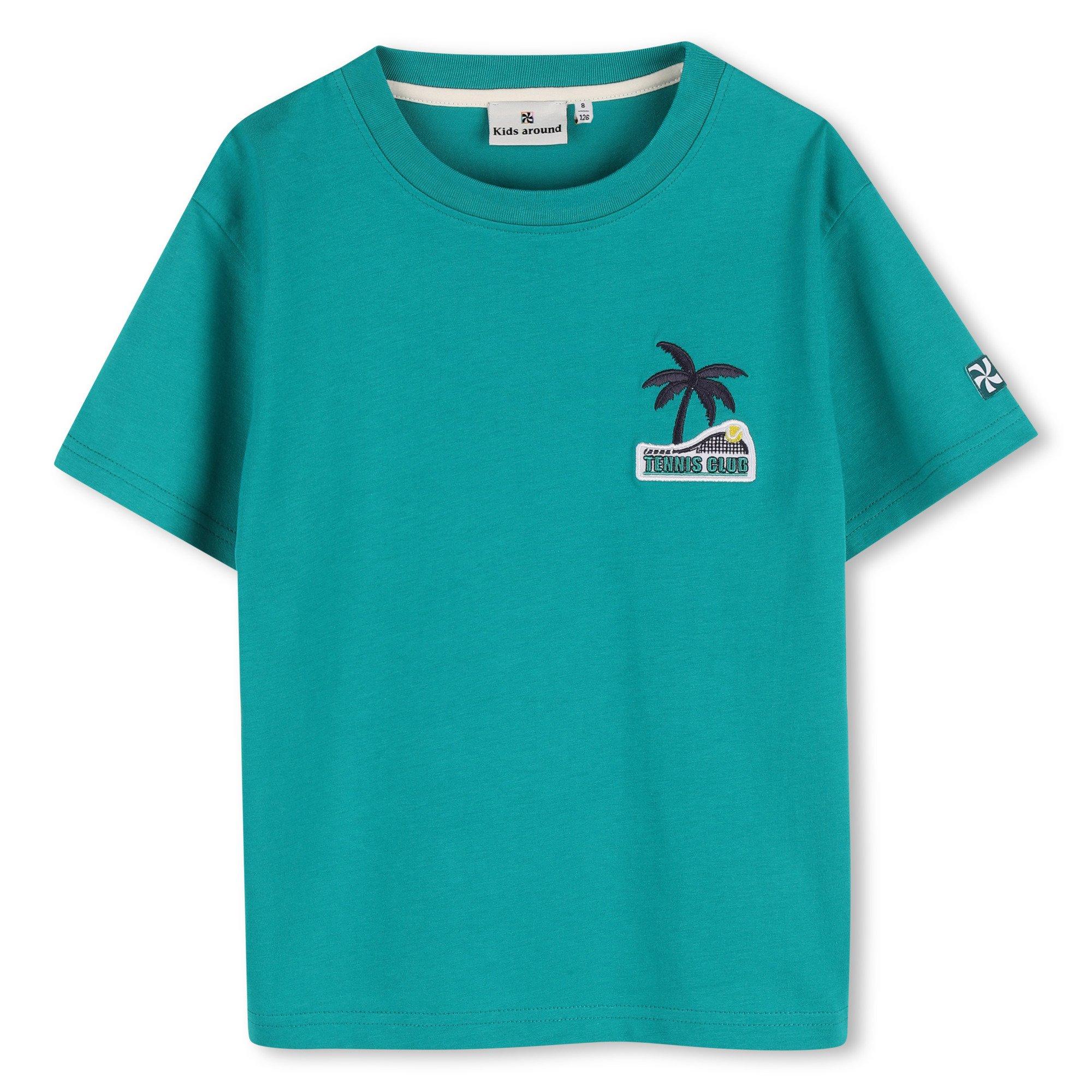 Kids Around Boys T-Shirt - Green - 8Y