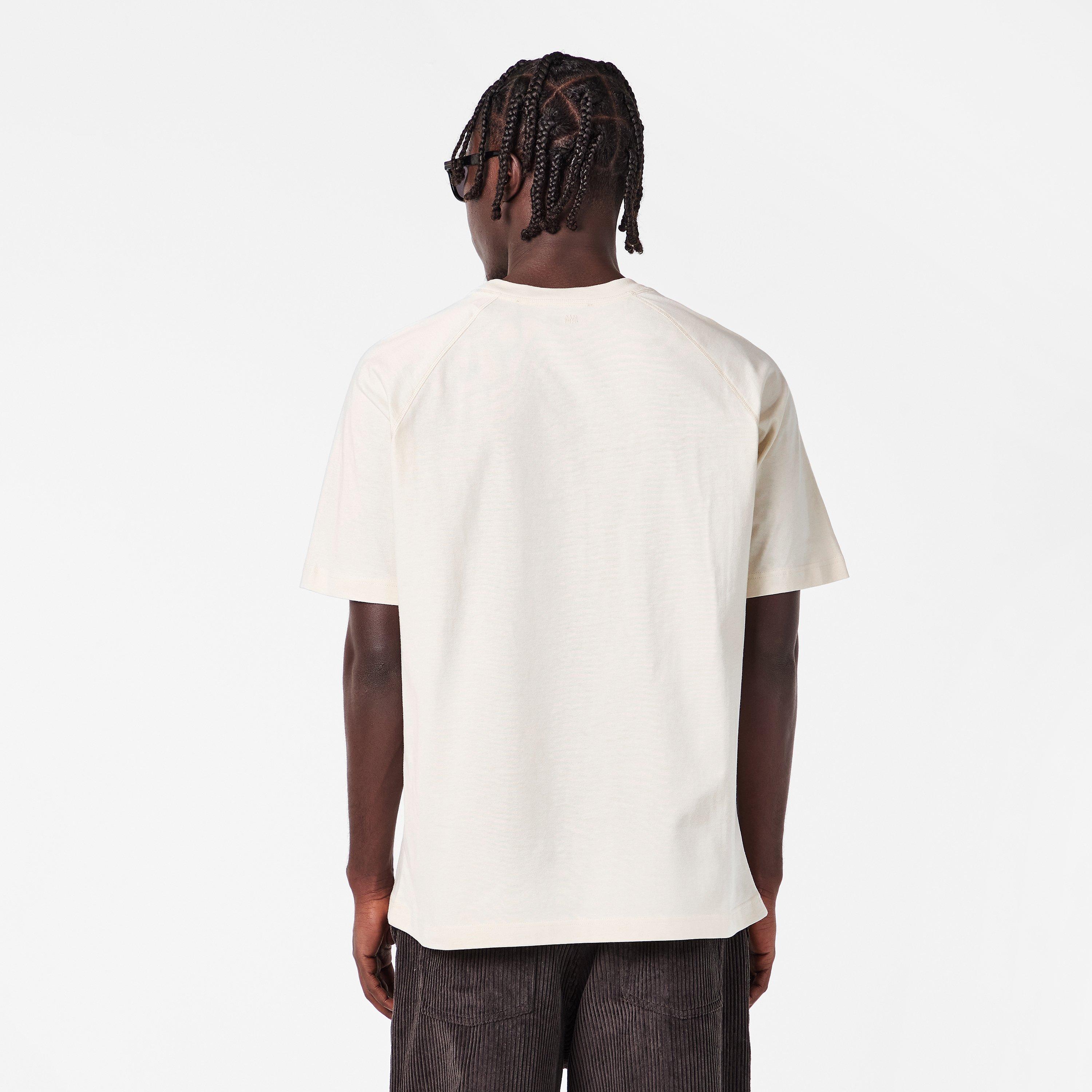 Ivory - Ami Paris - Ami Script Tee Sn54 - 4