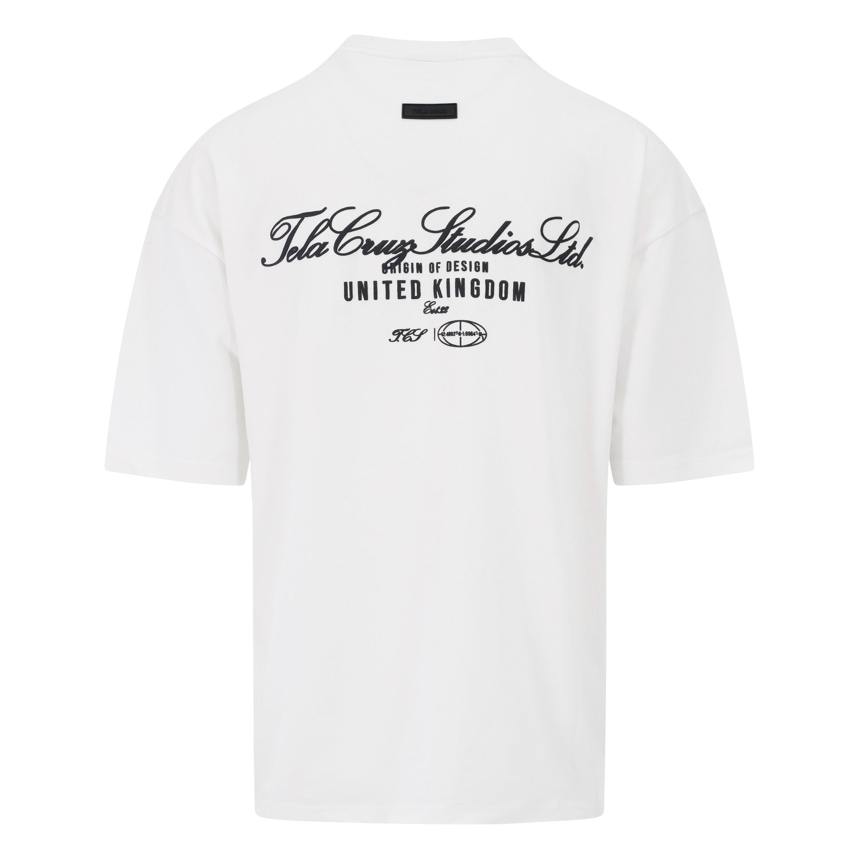 White - Tela Cruz - Men's Studio Tee Oversized T-Shirt - 2