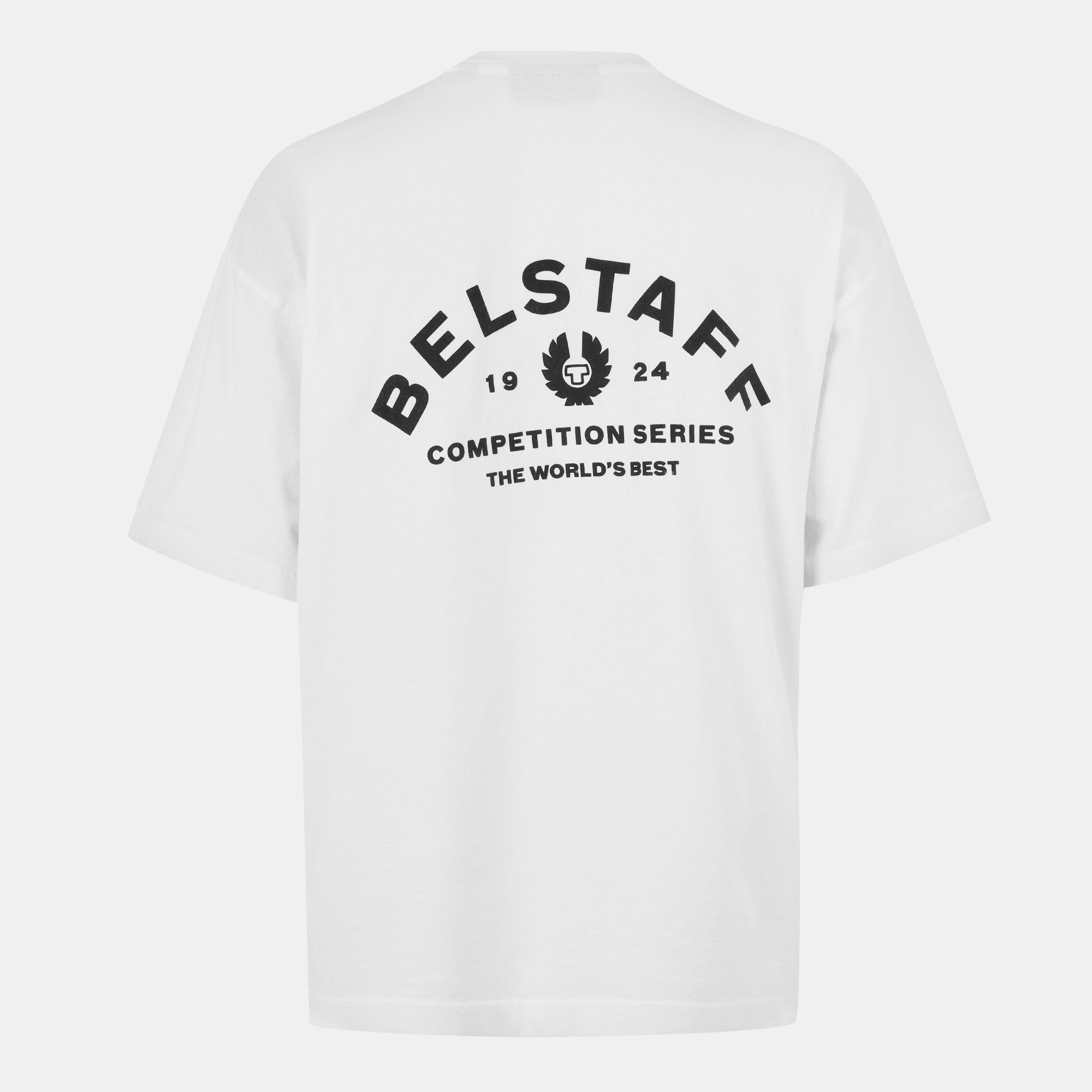 White - Belstaff - Men's Drop-Shoulder Oversized T-Shirt - 2