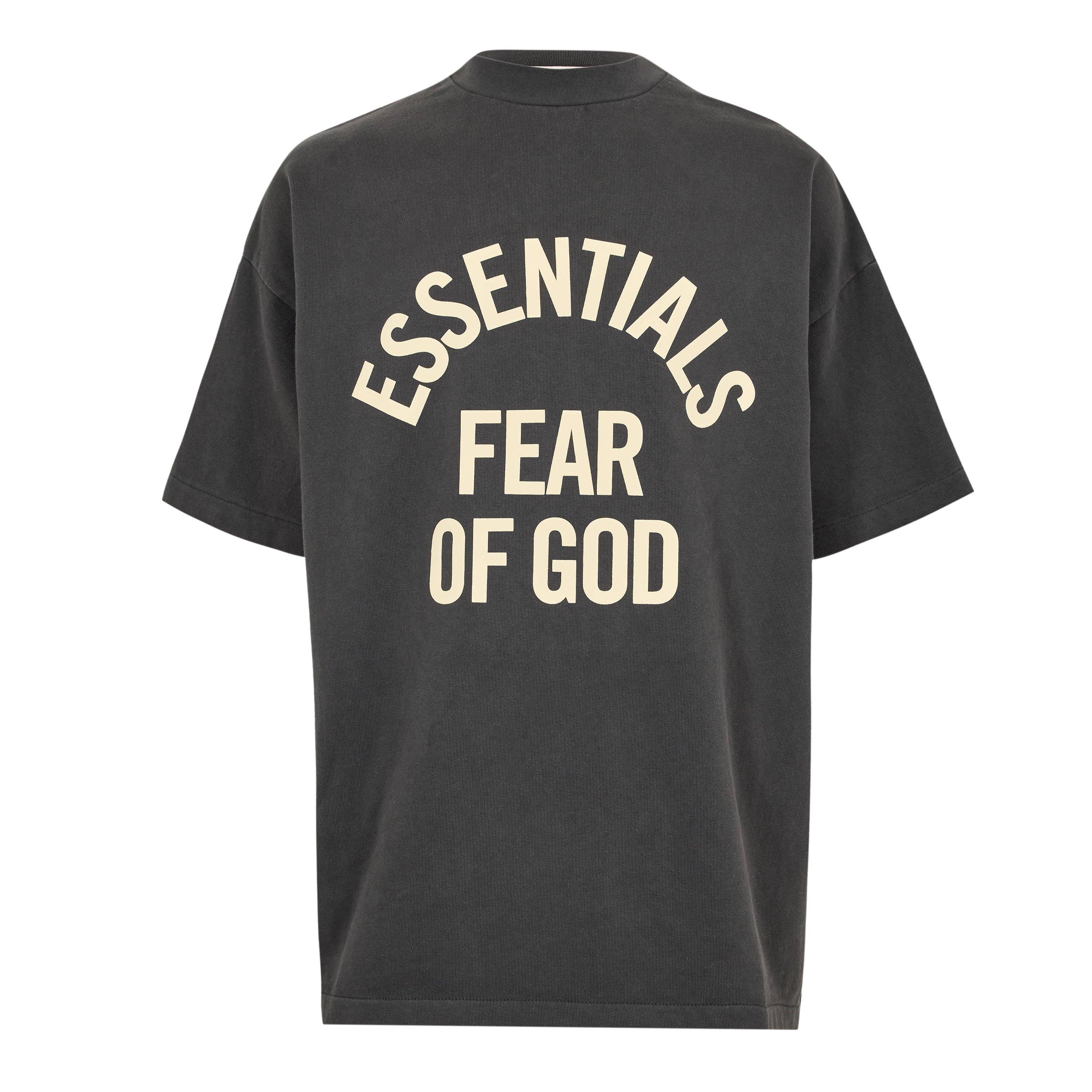 Black - Fear Of God Essentials - Men's Oversized T-Shirt - 1