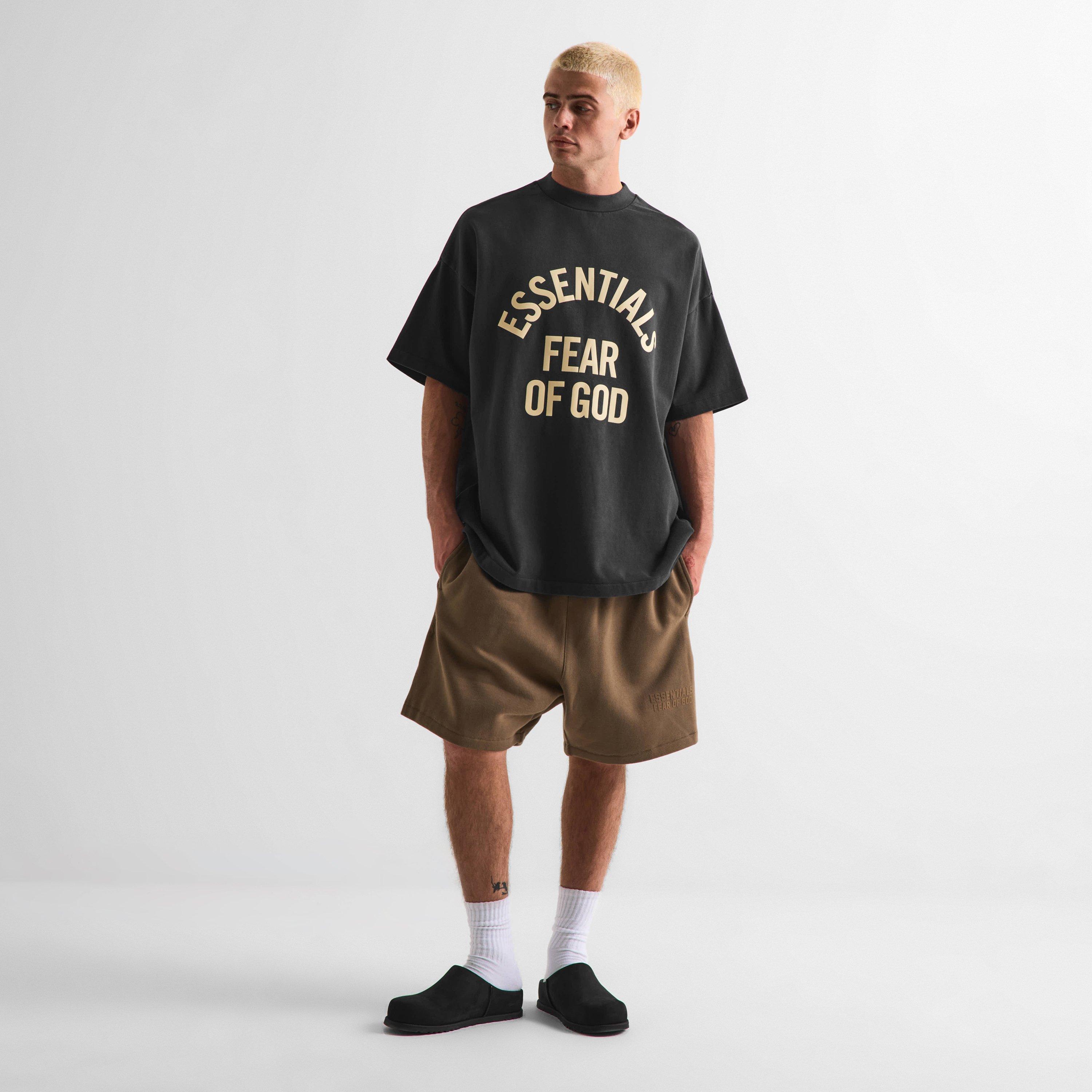 Black - Fear Of God Essentials - Men's Oversized T-Shirt - 6