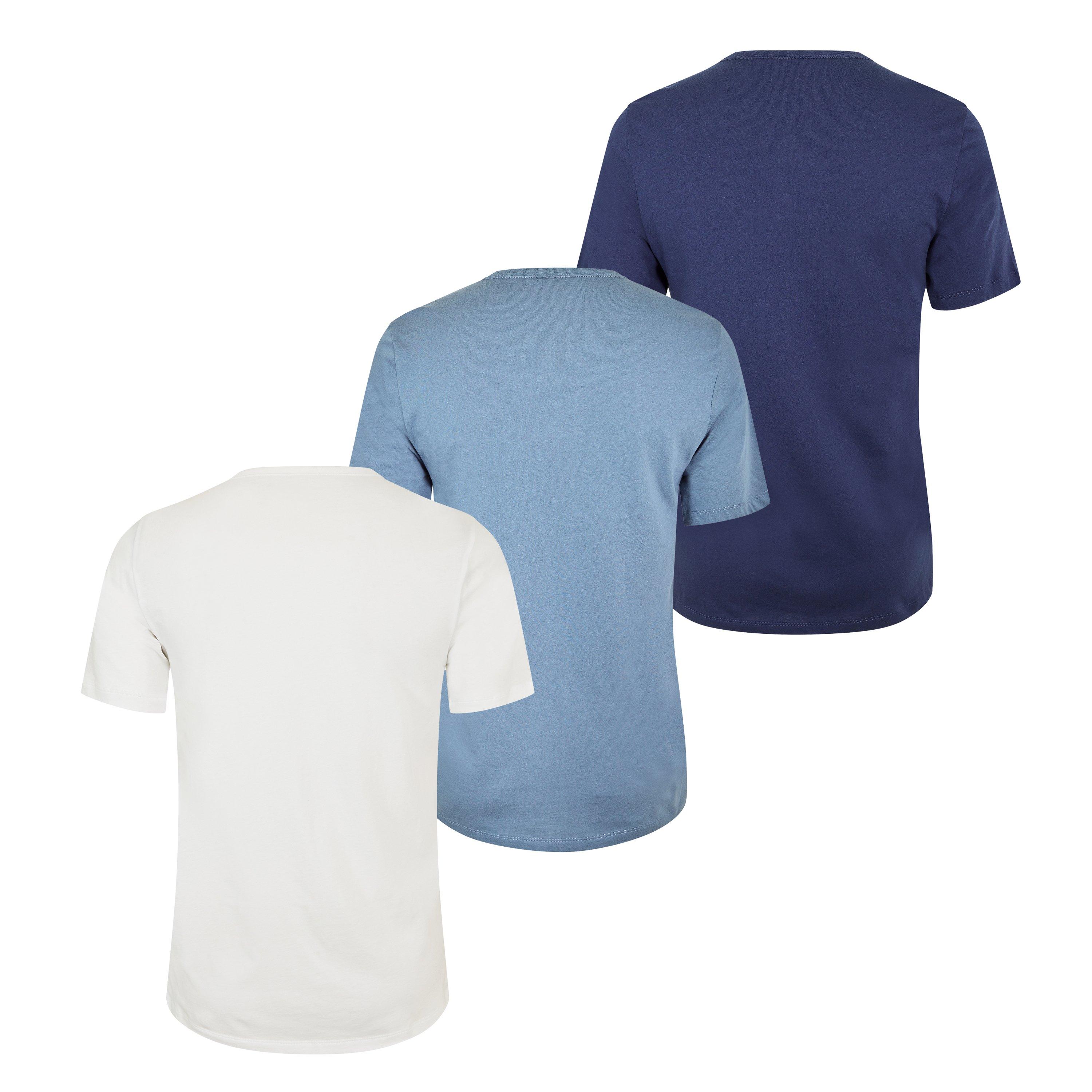 Miscellaneous - Hugo - Mens HUGO 3 Pack Short Sleeve Pyjama T-Shirts with Logo Detail - 2