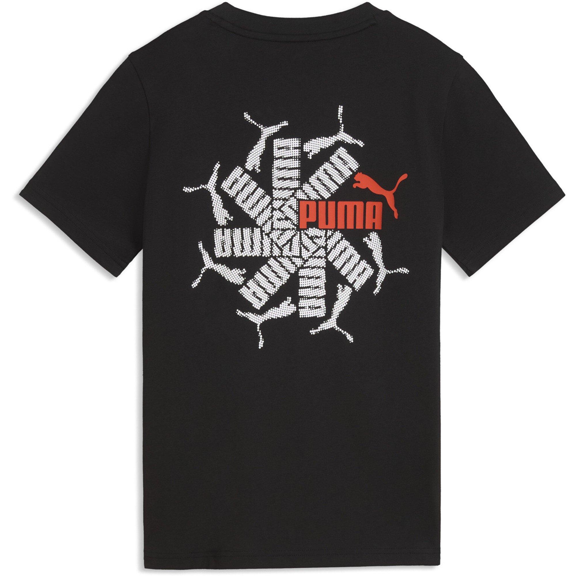 Puma Black - Puma - Puma Ess Logo Tee Jn64 - 2