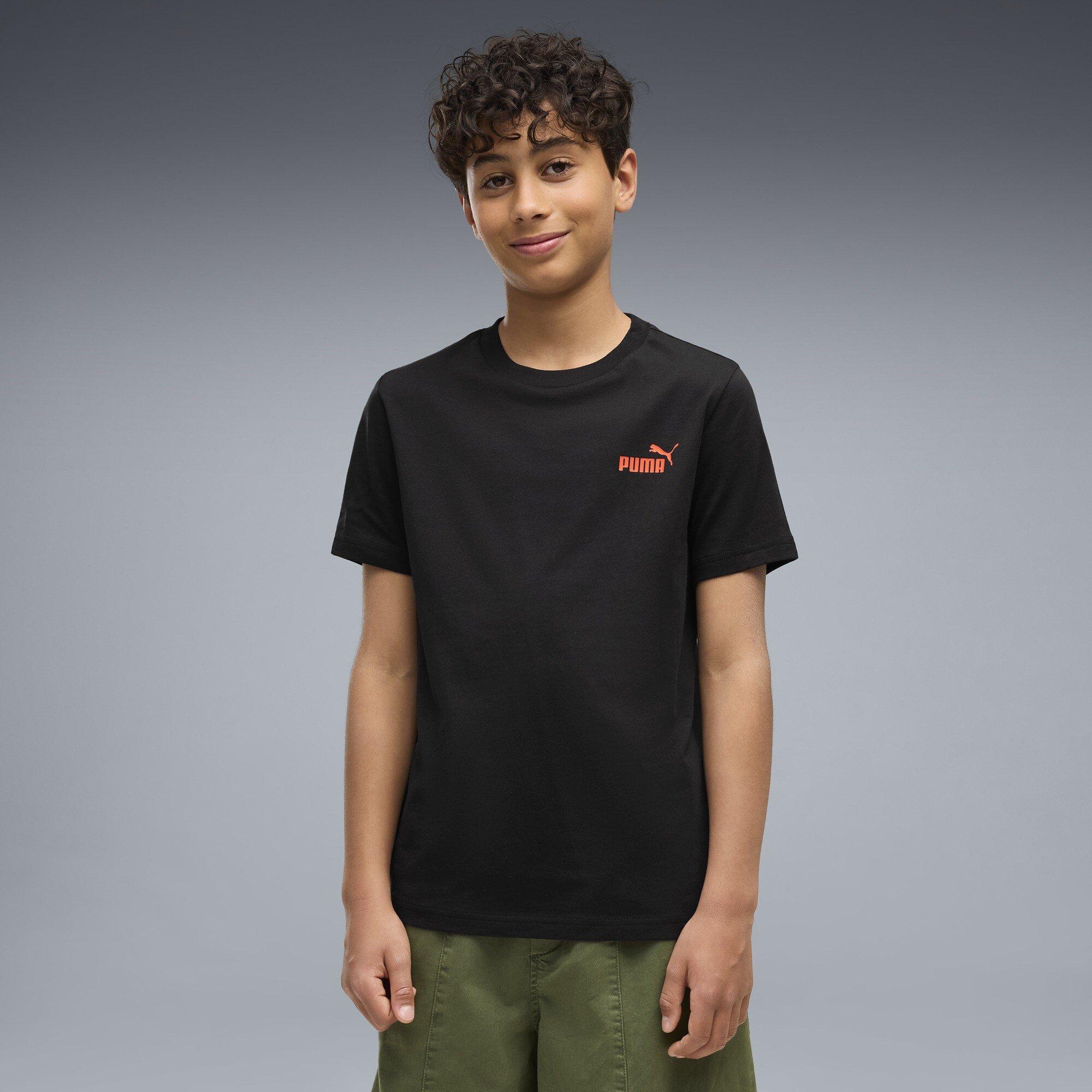 Puma Black - Puma - Puma Ess Logo Tee Jn64 - 3