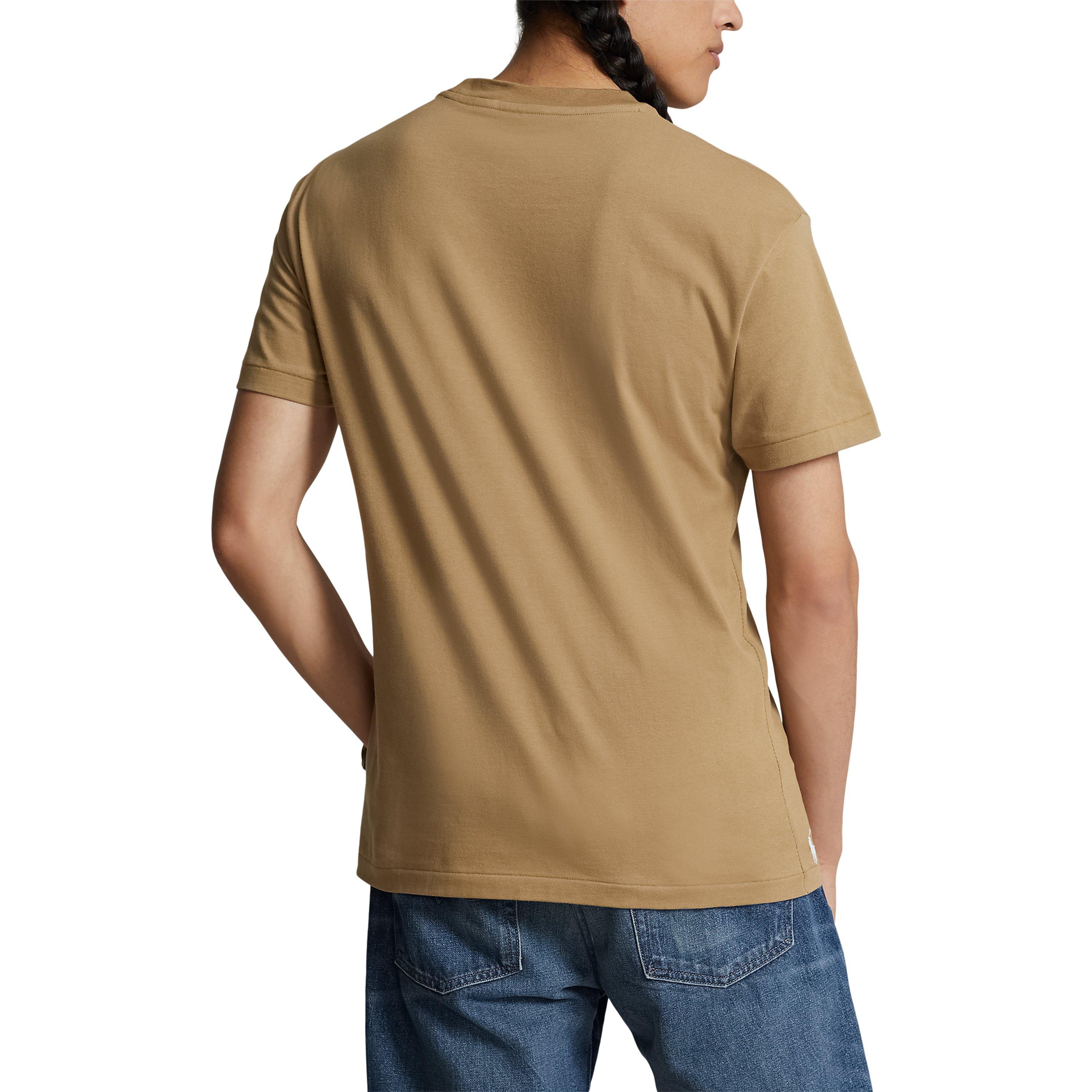 Desert Khaki - Polo Ralph Lauren - Logo Heavyweight Cotton Jersey T-Shirt - 2