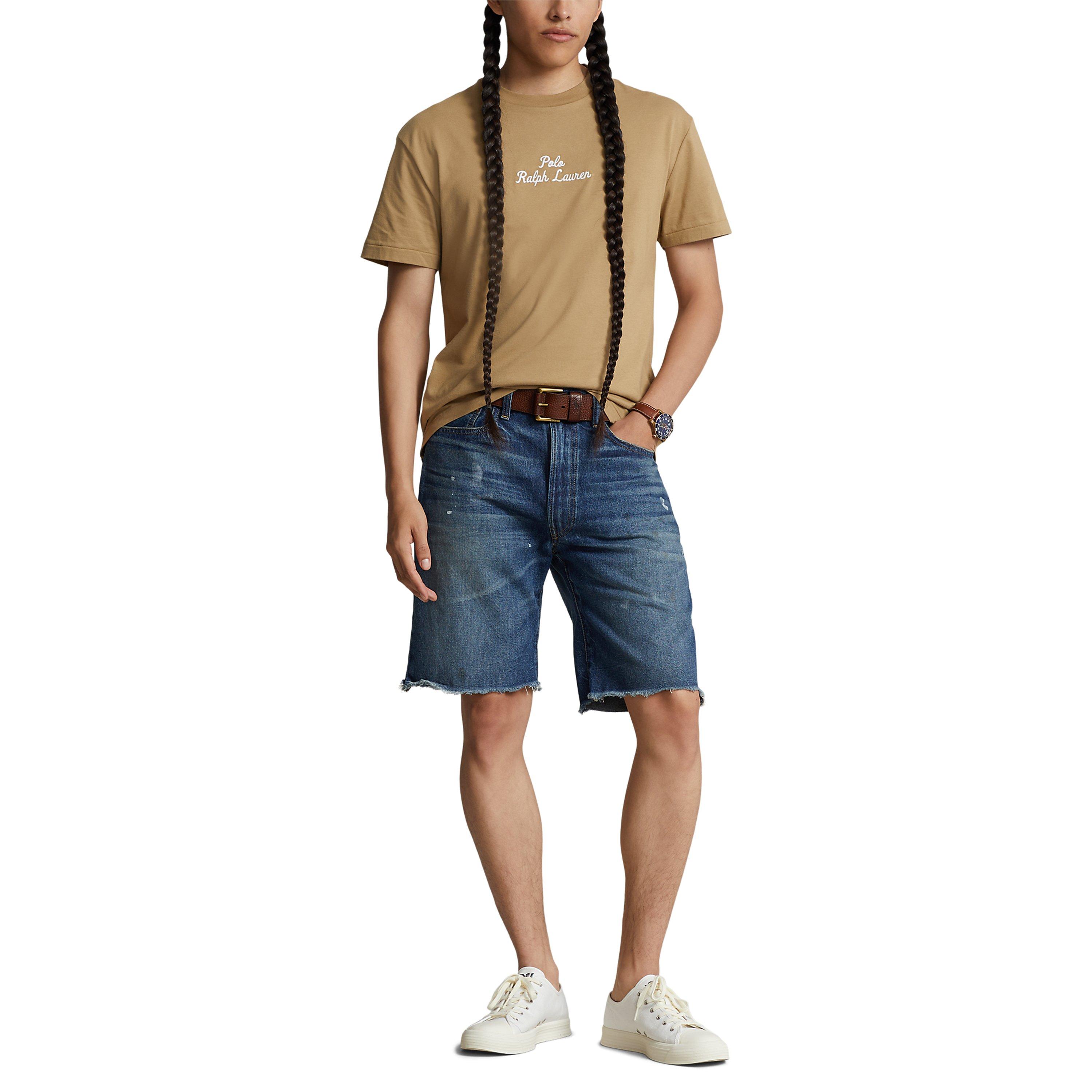 Desert Khaki - Polo Ralph Lauren - Logo Heavyweight Cotton Jersey T-Shirt - 3