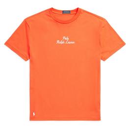 Polo Ralph Lauren Logo Heavyweight Cotton Jersey T Shirt