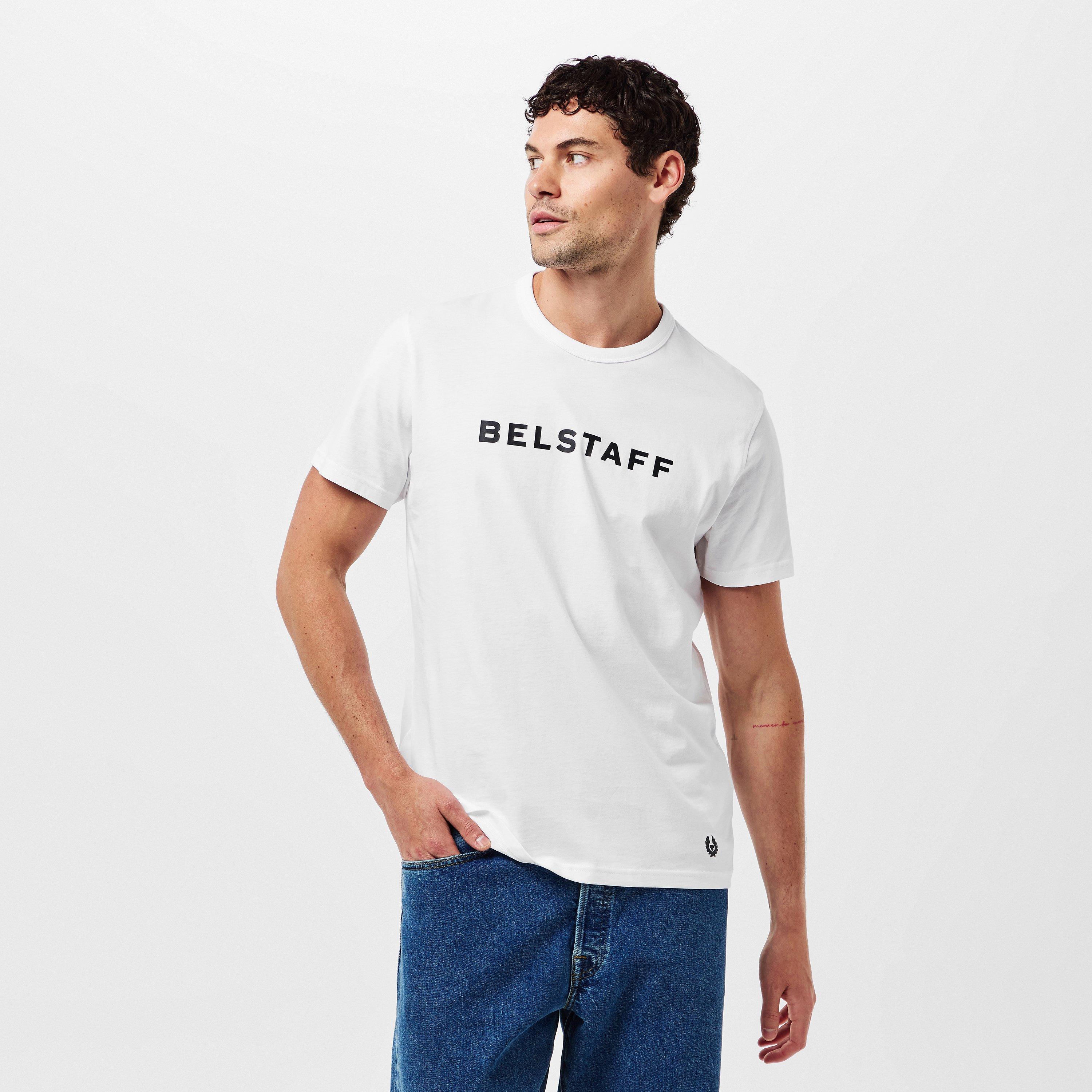 White - Belstaff - Men's Regular Fit T-Shirt - 3