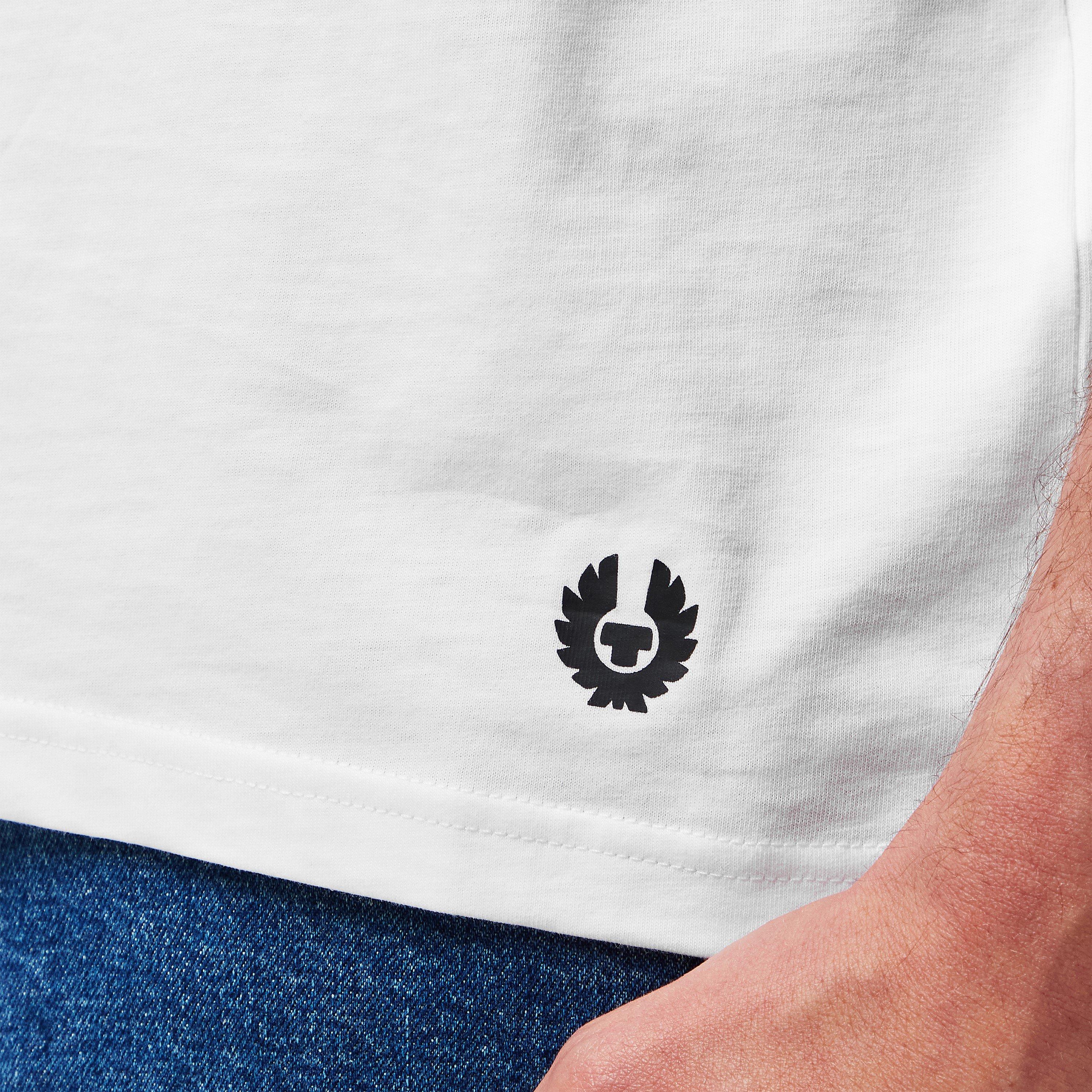 White - Belstaff - Men's Regular Fit T-Shirt - 5