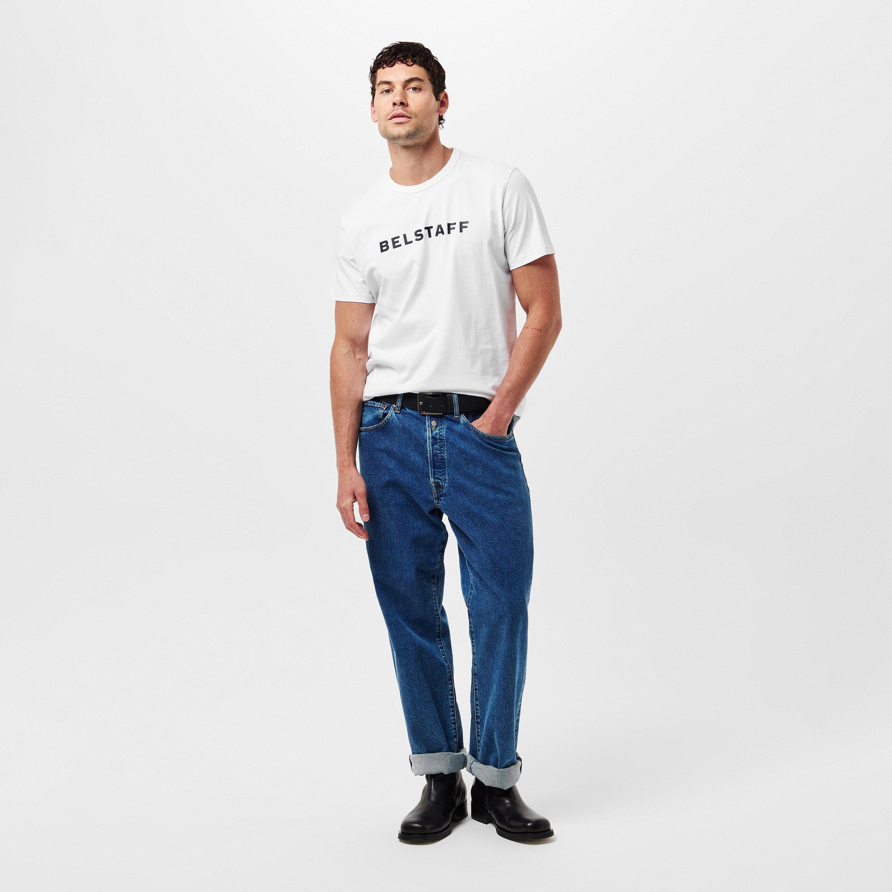 White - Belstaff - Men's Regular Fit T-Shirt - 6