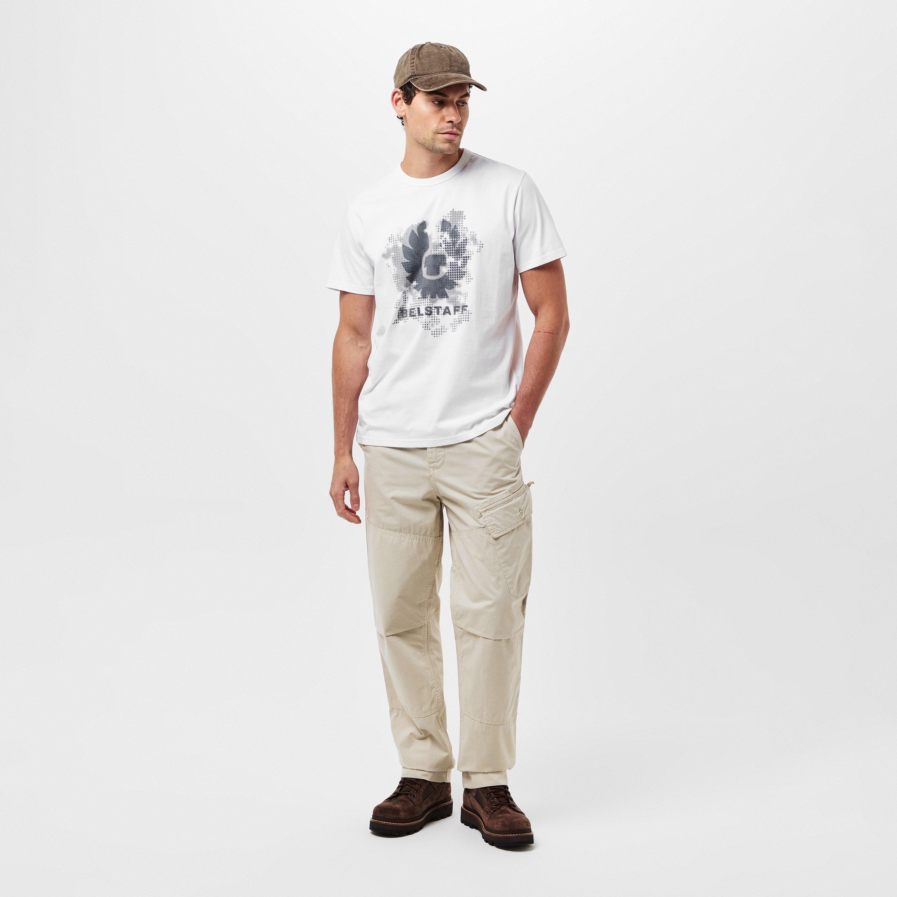 White - Belstaff - Men's T-Shirt - 6