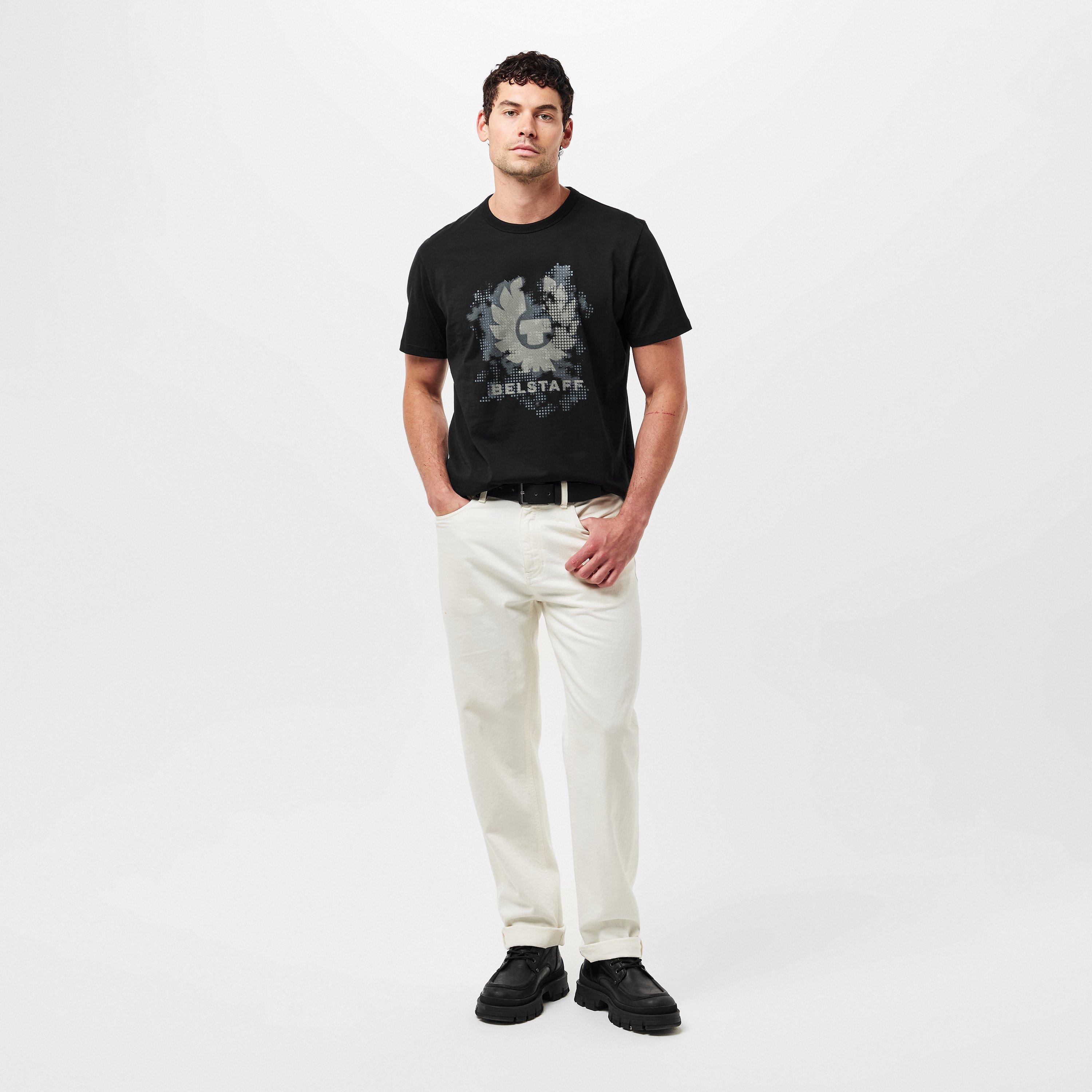 Black - Belstaff - Men's Regular Fit T-Shirt - 6
