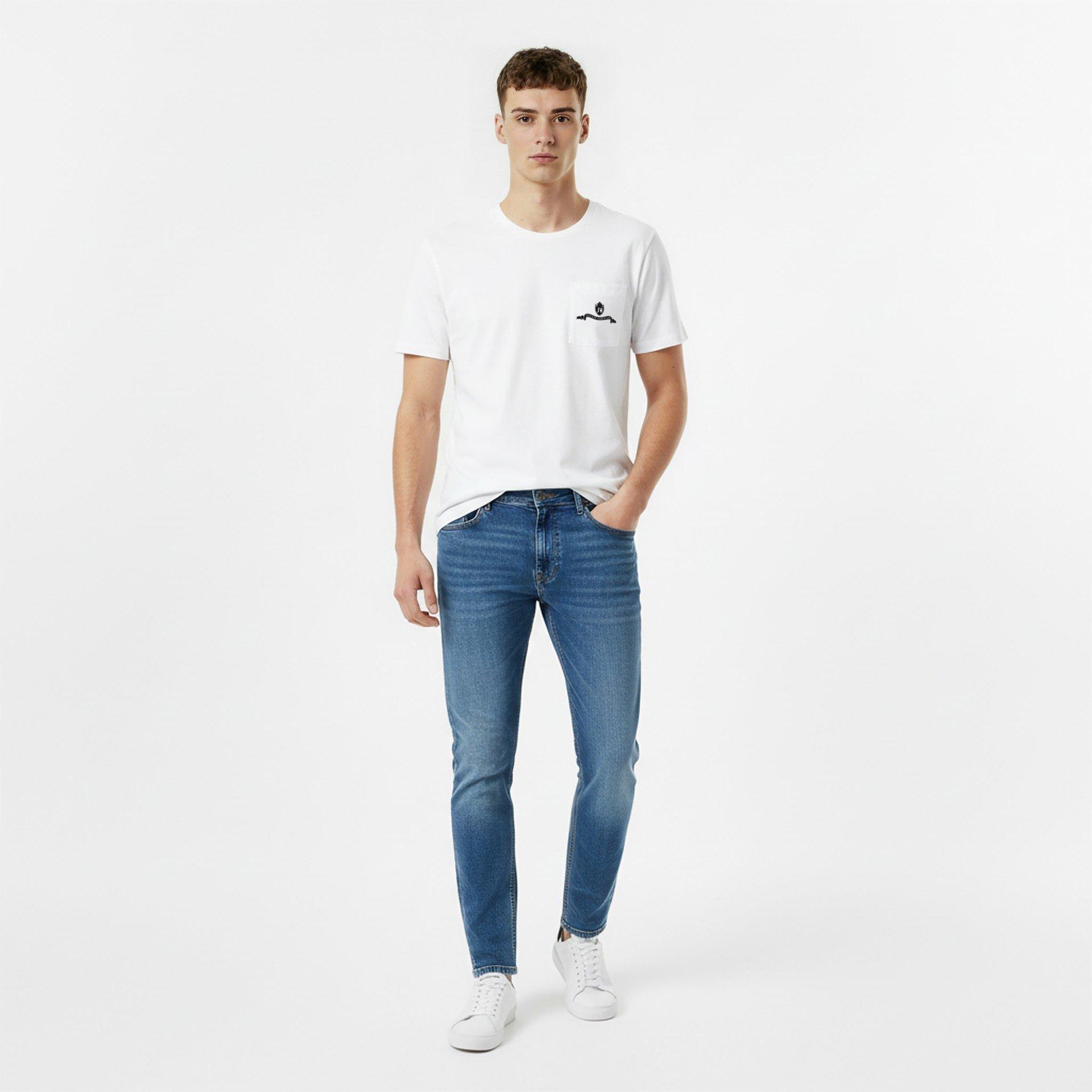 Branco - Jack Wills - JW Graph Pocket Tee Sn99 - 4
