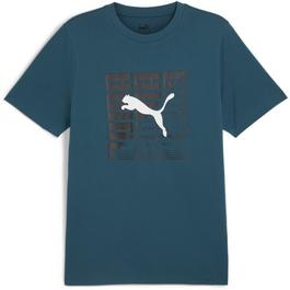 Puma Graphics Wording Tee T-Shirt Mens