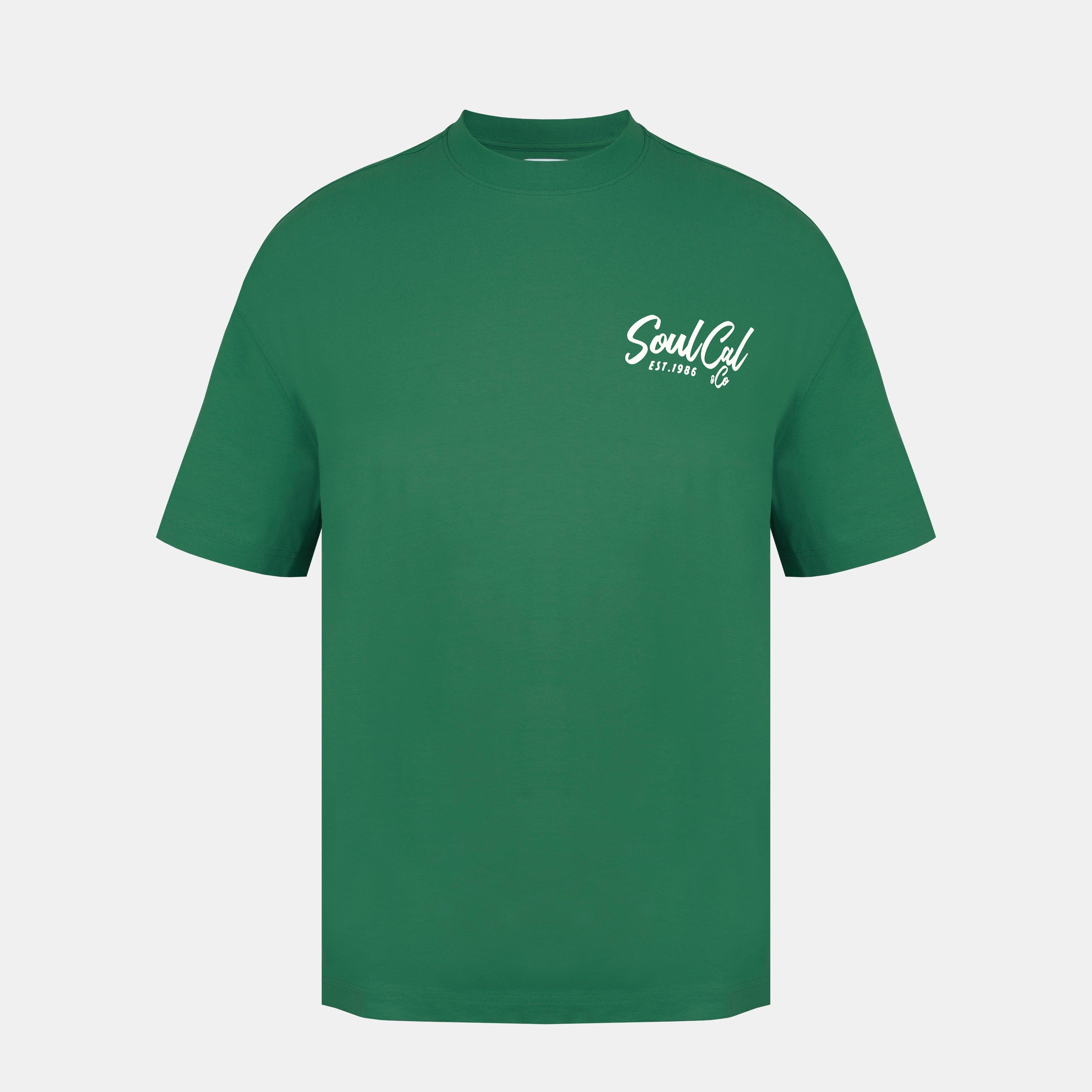 Green - SoulCal - Men's Soul Fast Food Oversized T-Shirt - 1