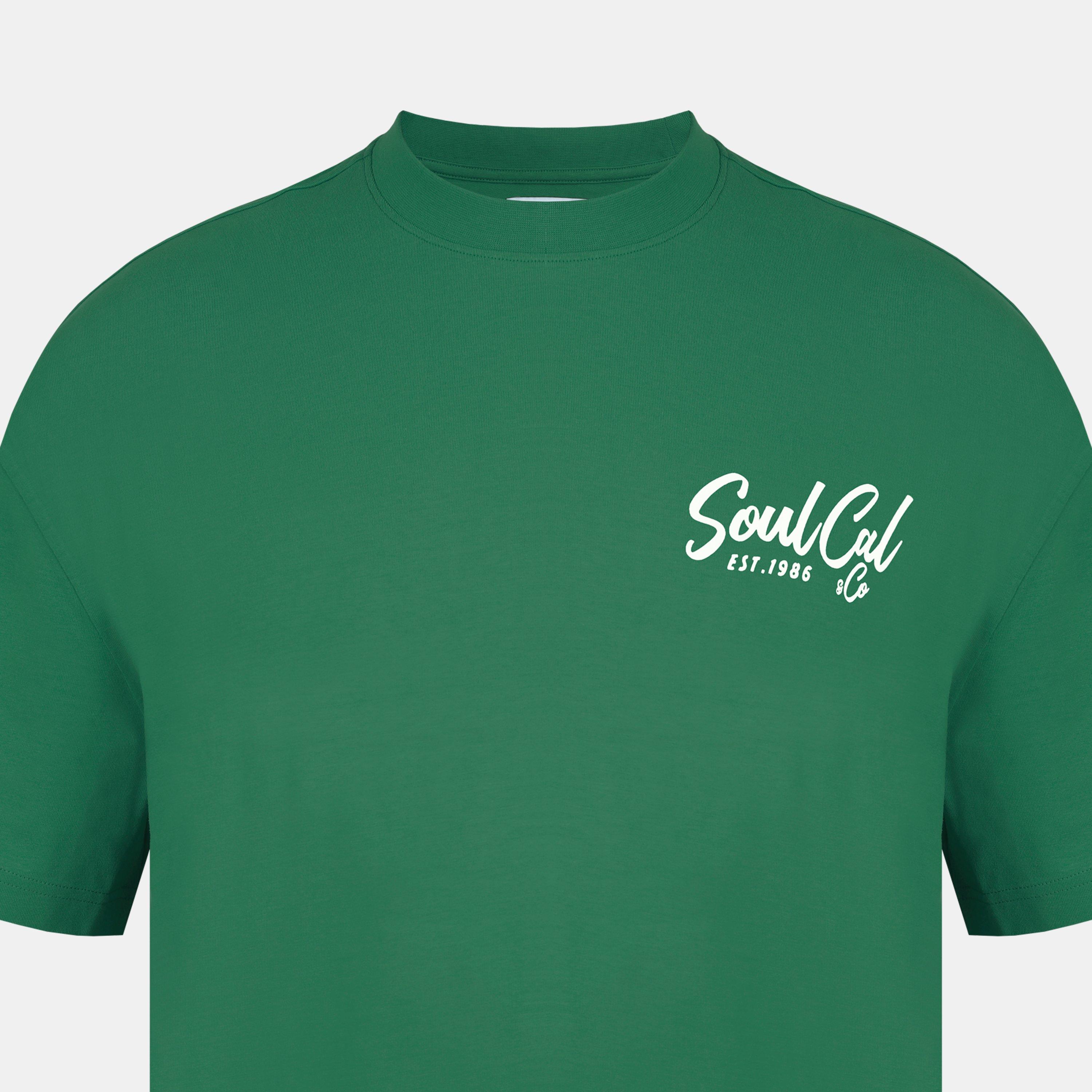 Verde - SoulCal - Soul Fast Food Oversized T-Shirt - 3