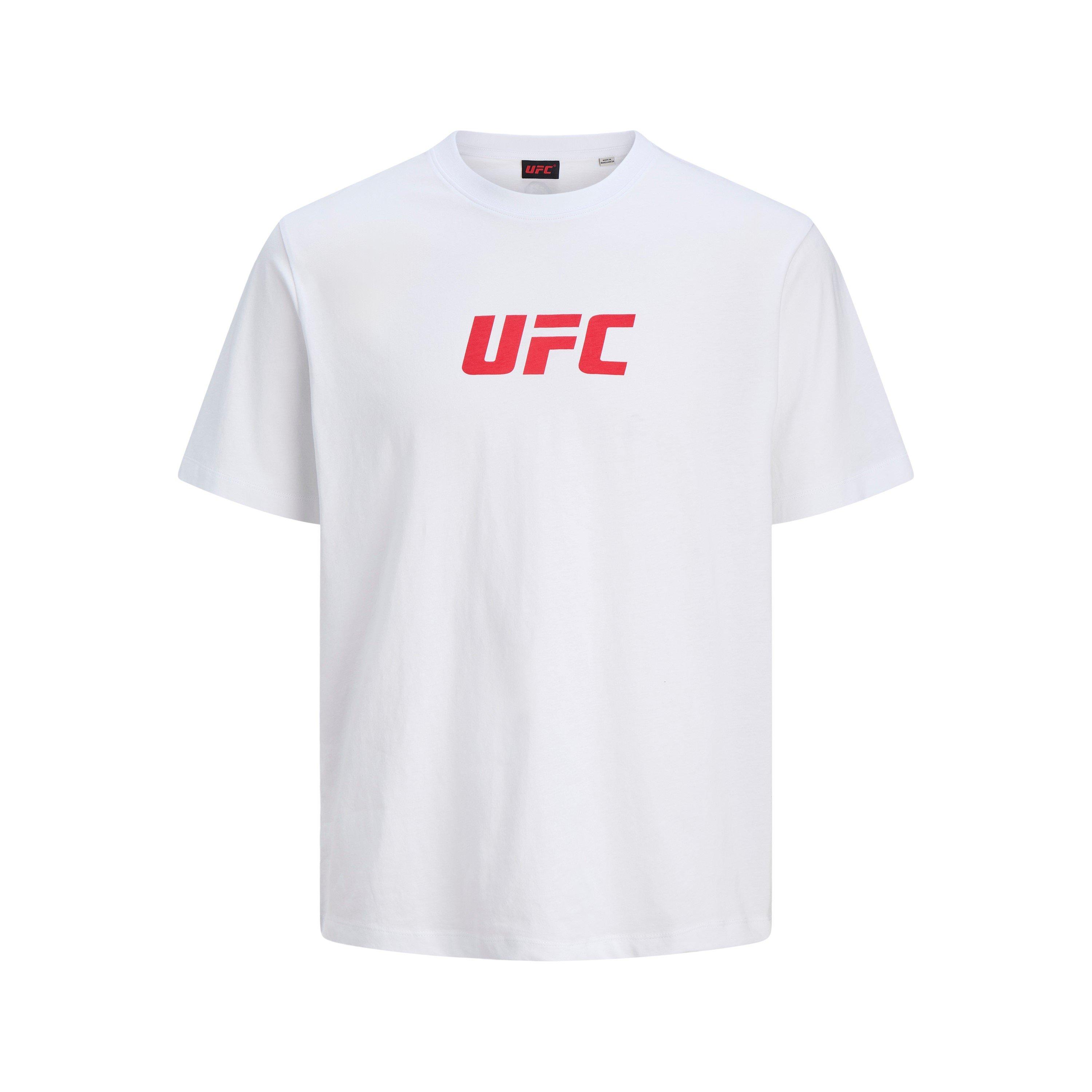 Jack And Jones Men's Ufc Regular Fit T-Shirt - Bright White - L