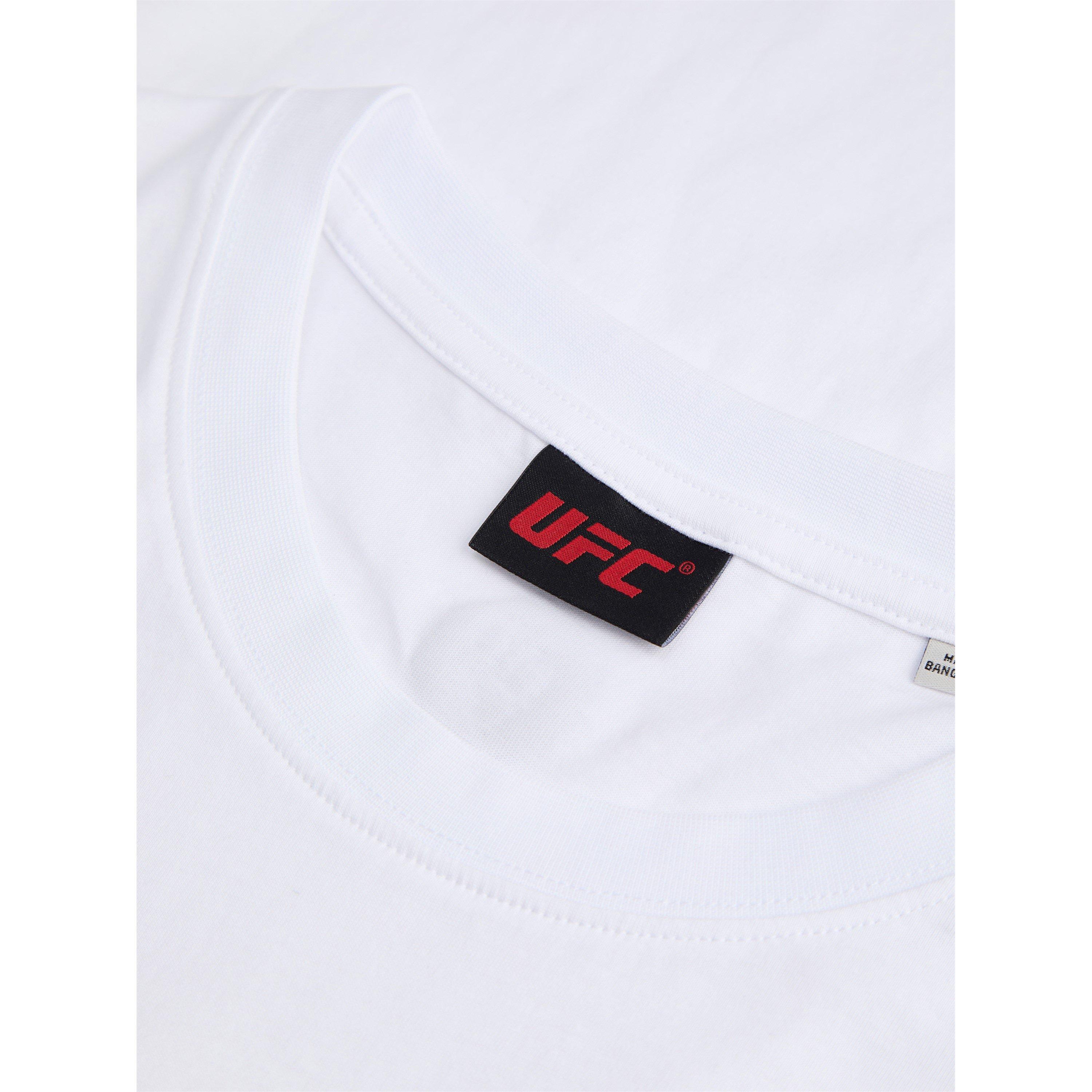Bright White - Jack and Jones - UFC Regular Fit T-Shirt - 4