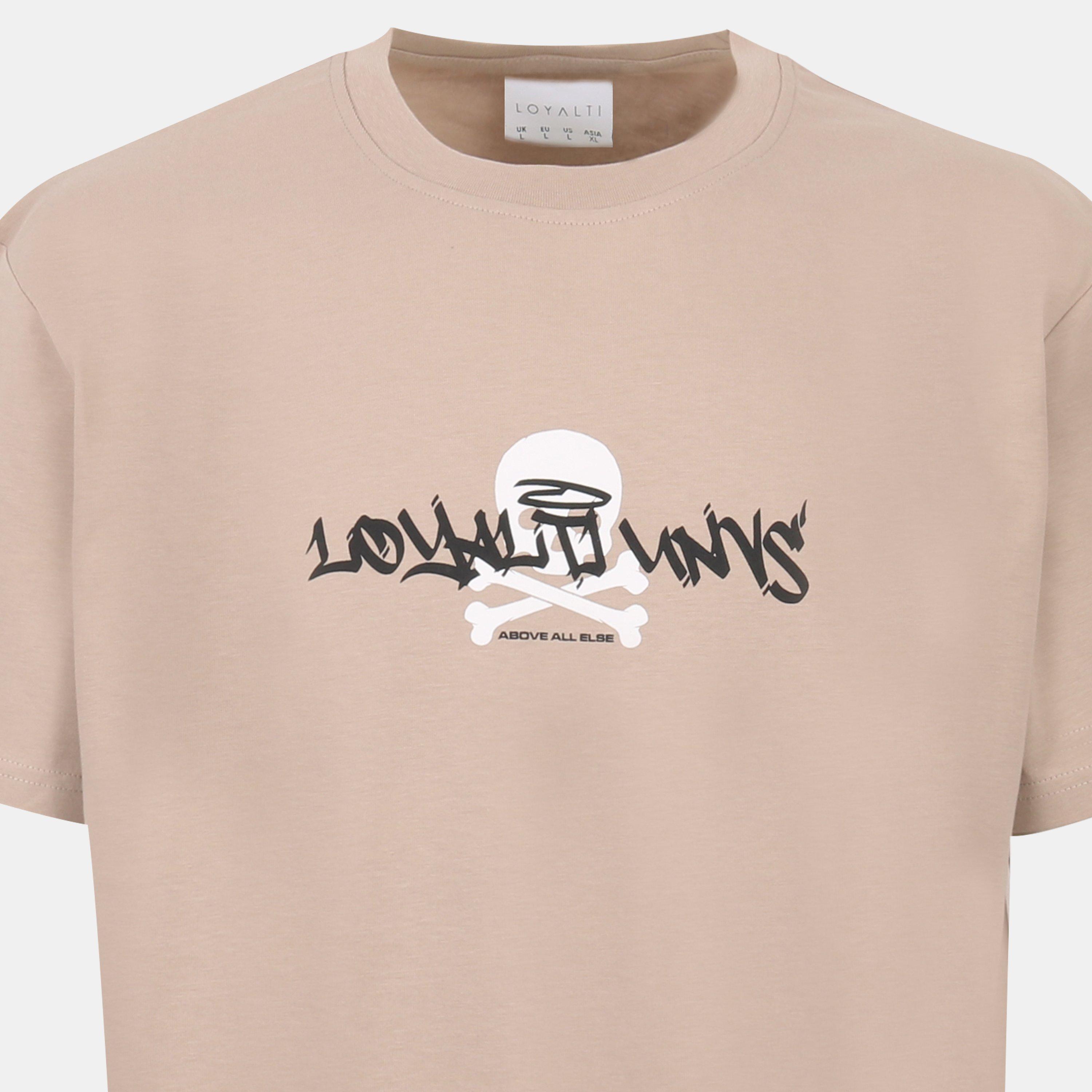 Cream - Loyalti - Camo Skull Regular Fit T-Shirt - 2