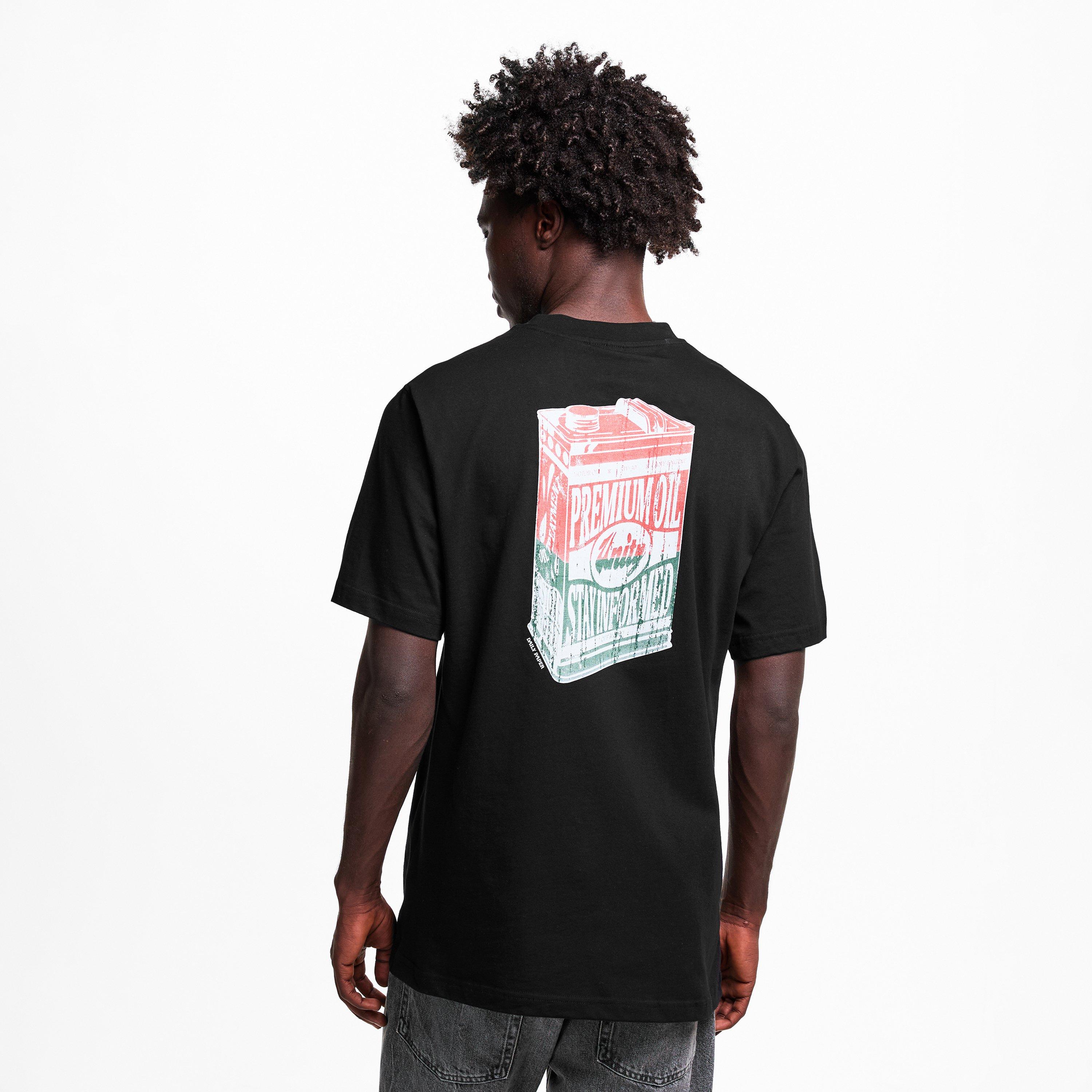 Black - Daily Paper - Men's Oil Can T-Shirt - 4