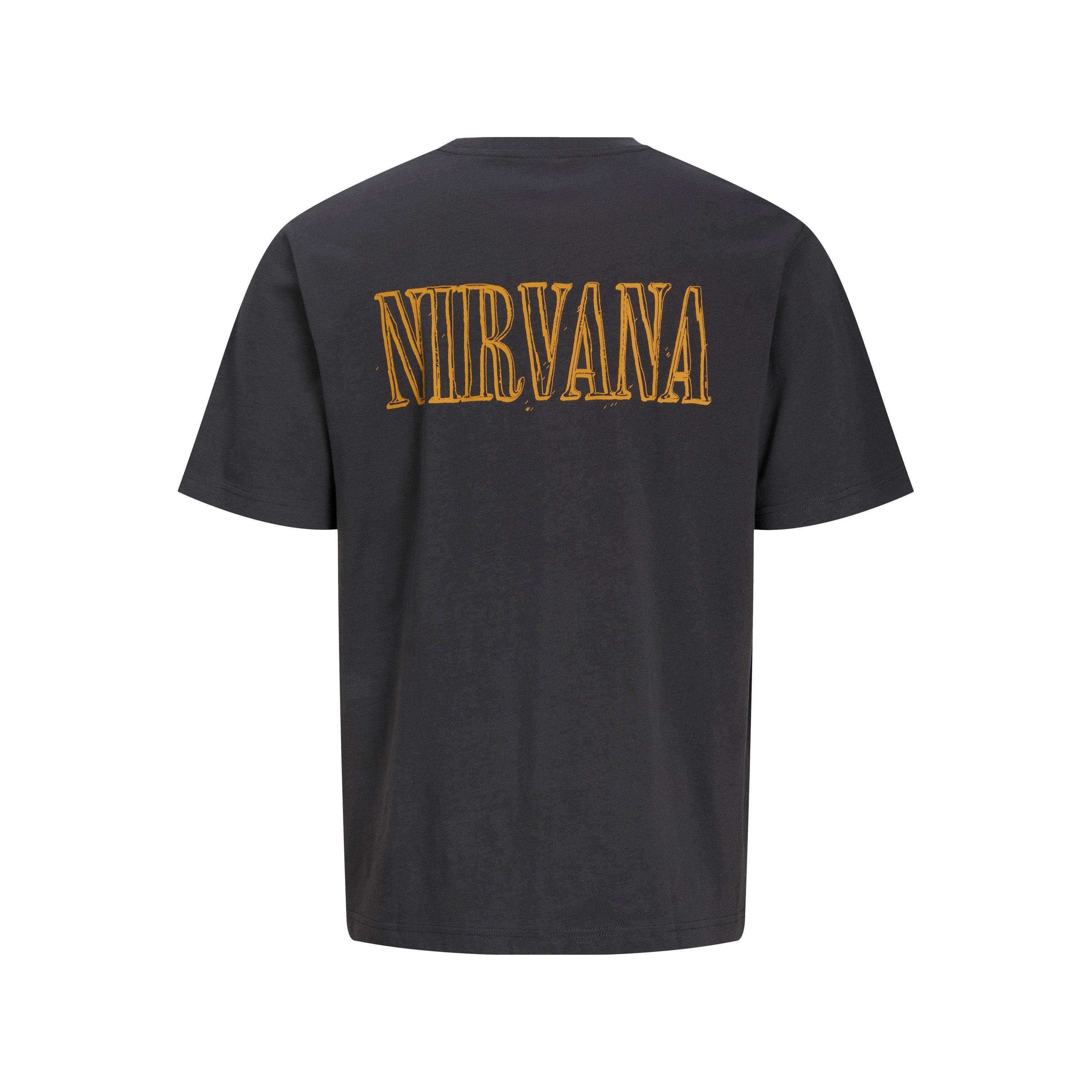 Asphalt - Jack and Jones - Nirvana Band Regular Fit T-Shirt - 4