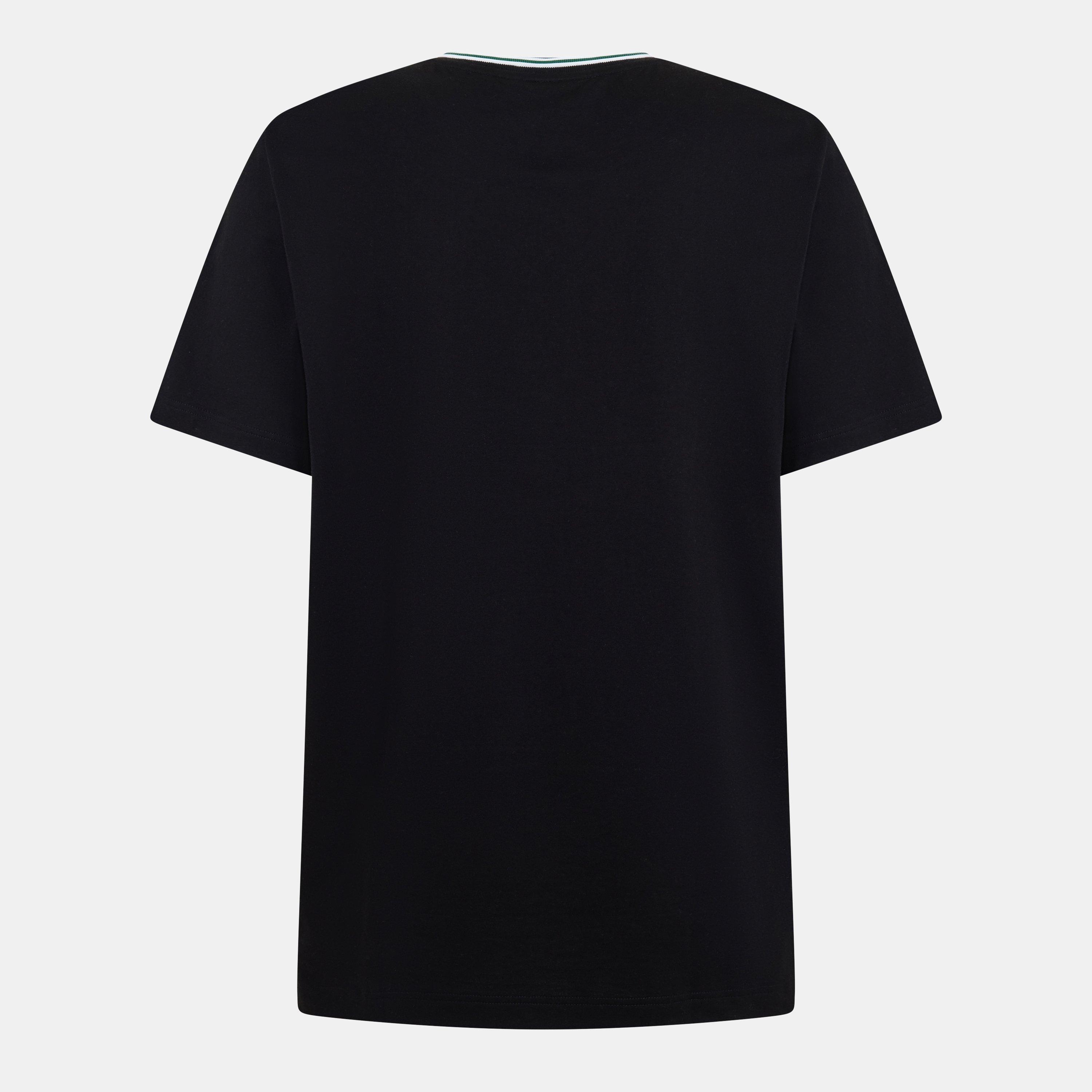 Black 031 - Lacoste - Men's Tipped T-Shirt - 2