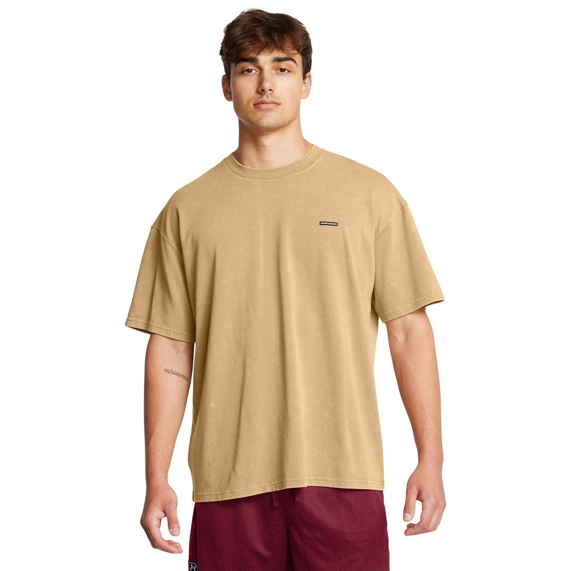 Castanho - Under Armour - Men's Regular Fit Short-Sleeve T-Shirt - 3