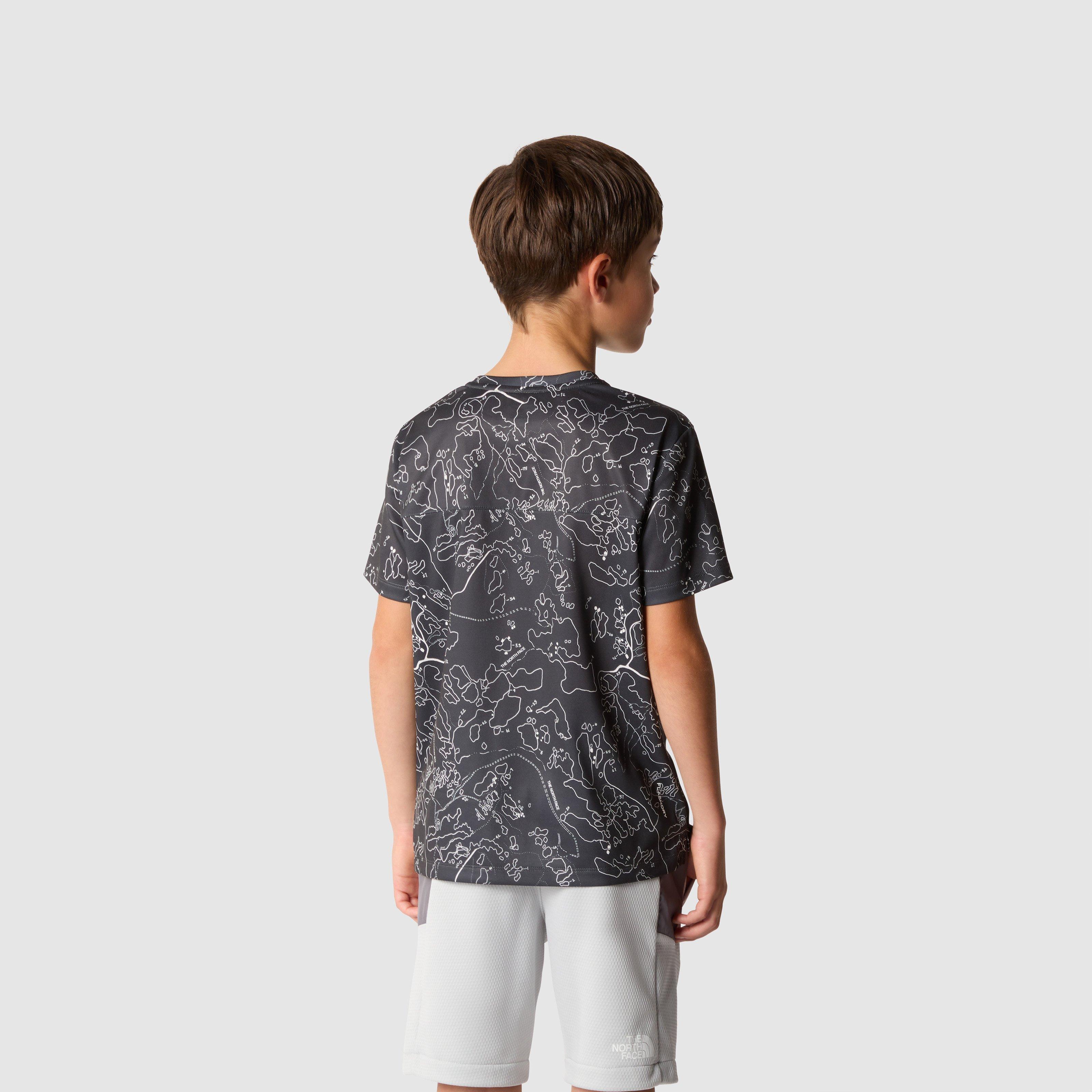 Gry Prnt SXI - The North Face - Unisex Kids' Never Stop Short-Sleeve T-Shirt - 4