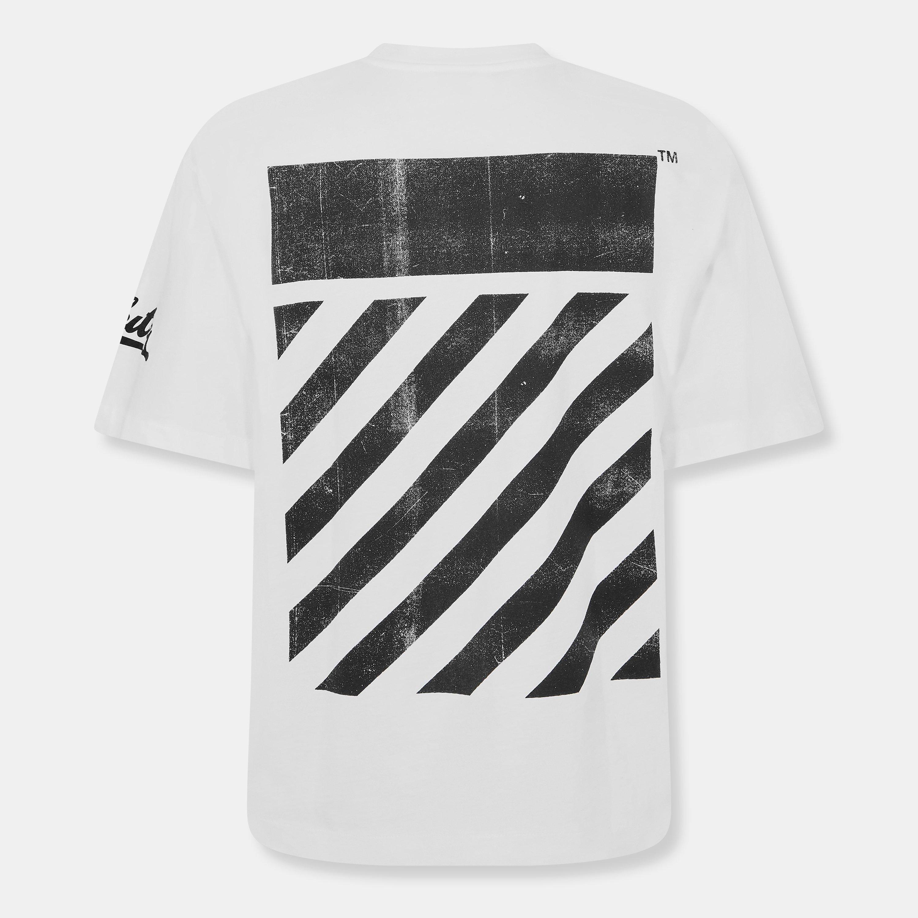 White - Off White - Men's Big Regular Fit T-Shirt - 2