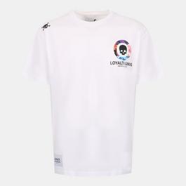Loyalti Camo Skull Regular Fit T-Shirt
