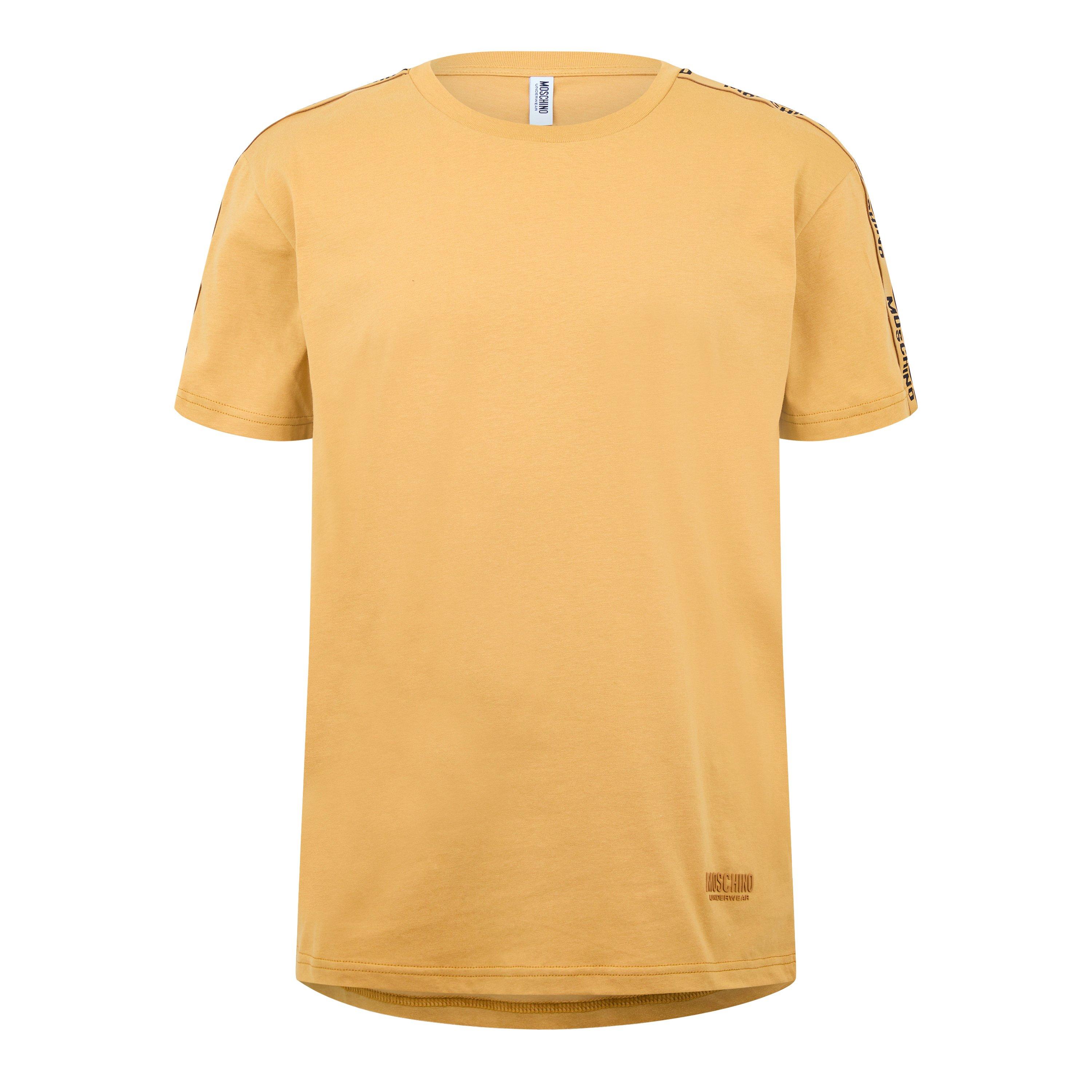 Brown - Moschino - Men's Tape Logo T-Shirt - 5