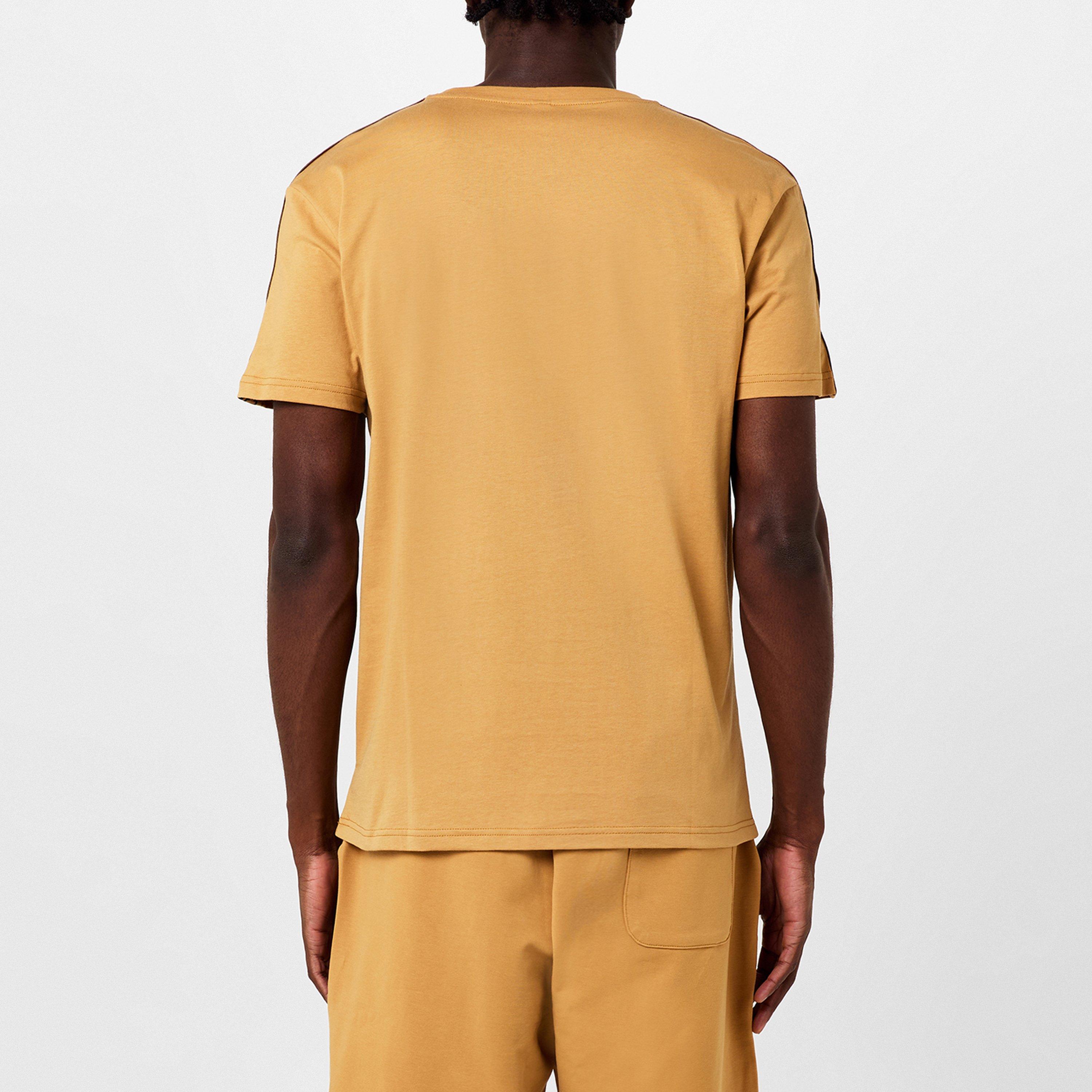 Brown - Moschino - Men's Tape Logo T-Shirt - 3