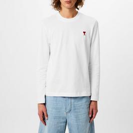 Ami Paris Ami De Coeur Long Sleeved T-Shirt
