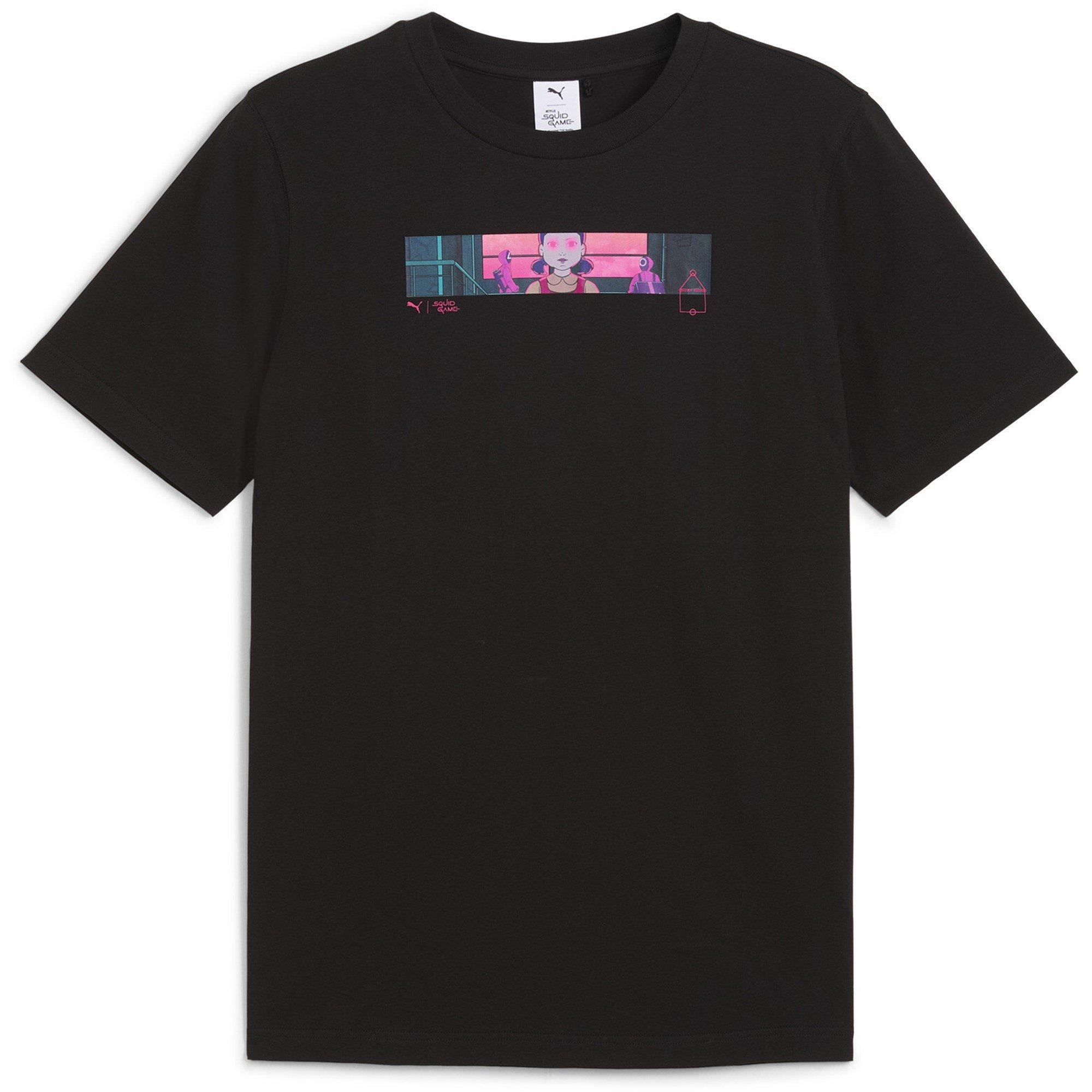 Preto Puma - Puma - Men's X Squid Game Graphic Regular Fit T-Shirt - 1